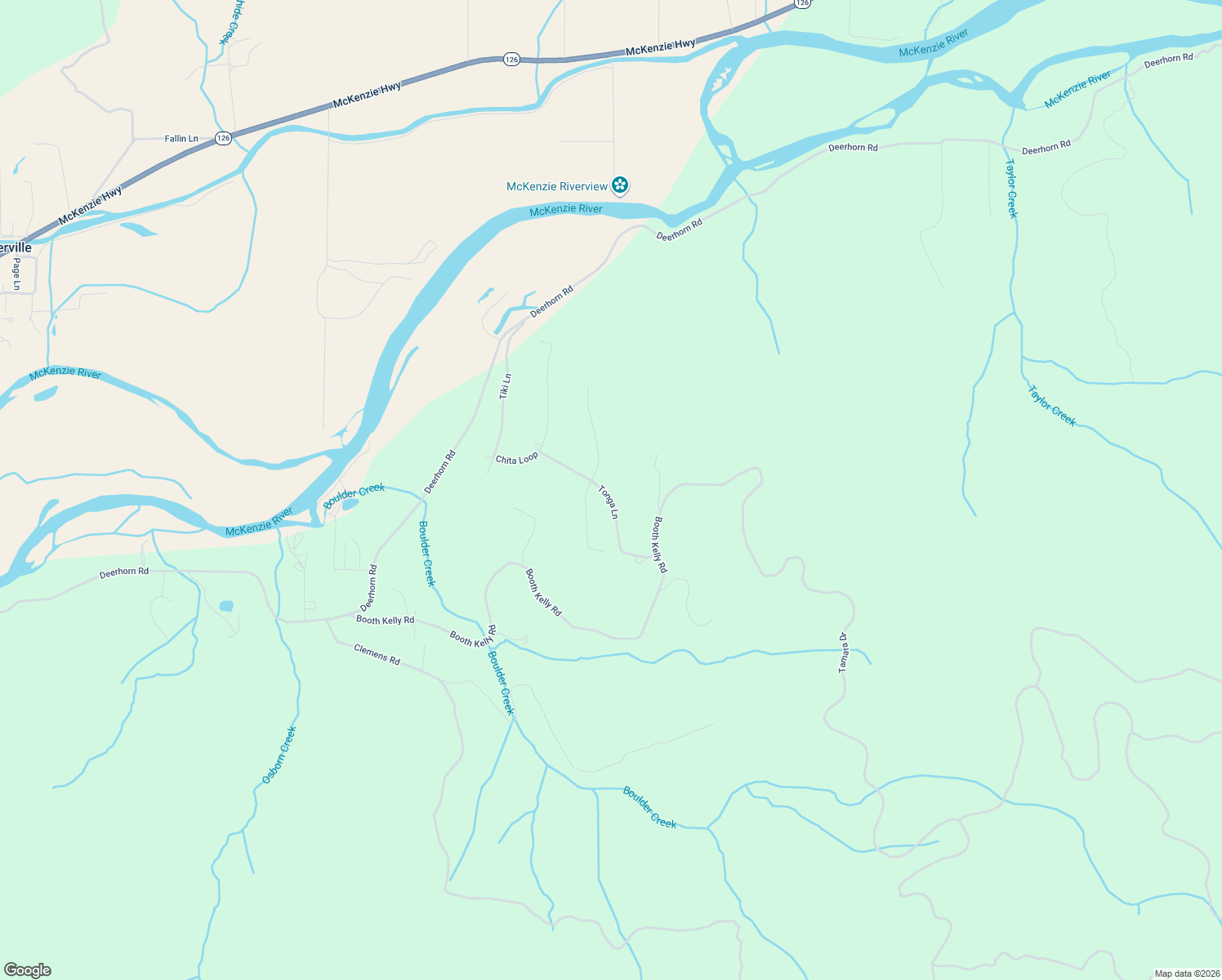 map of restaurants, bars, coffee shops, grocery stores, and more near 40310 Tonga Lane in Springfield