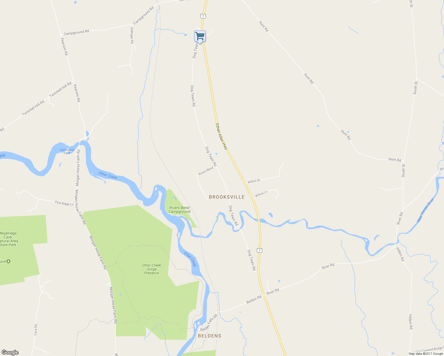 map of restaurants, bars, coffee shops, grocery stores, and more near 1114 Dog Team Road in New Haven