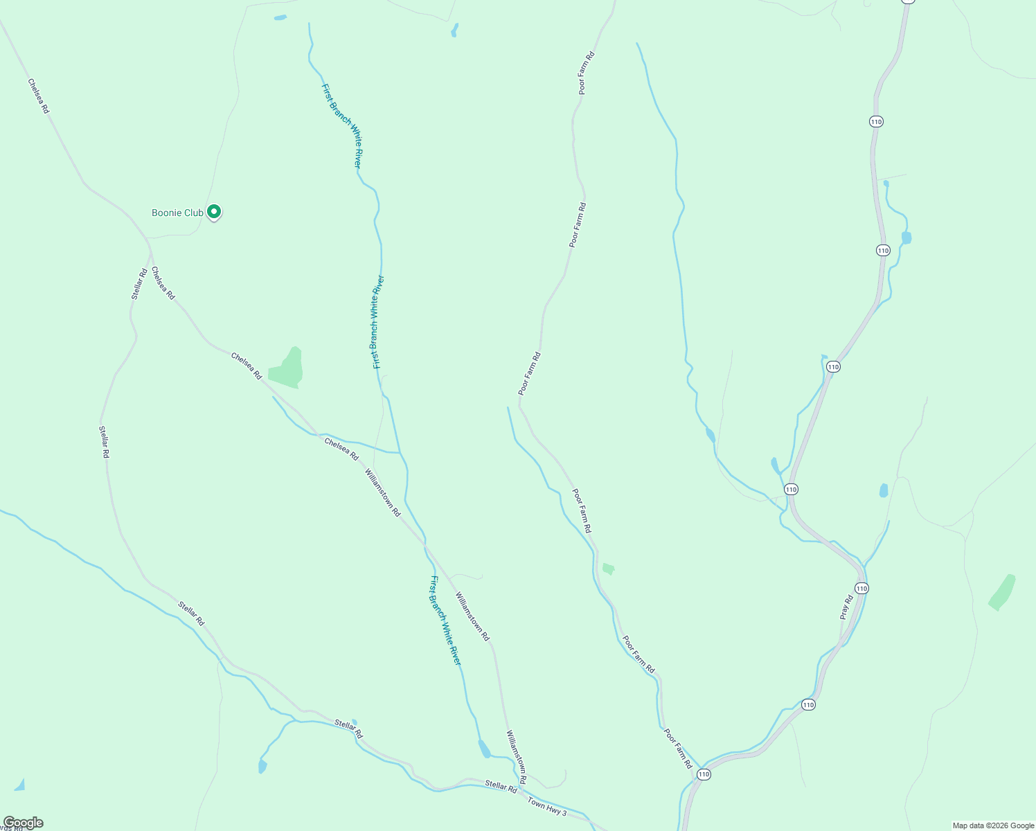 map of restaurants, bars, coffee shops, grocery stores, and more near 1325 Poor Farm Road in Washington