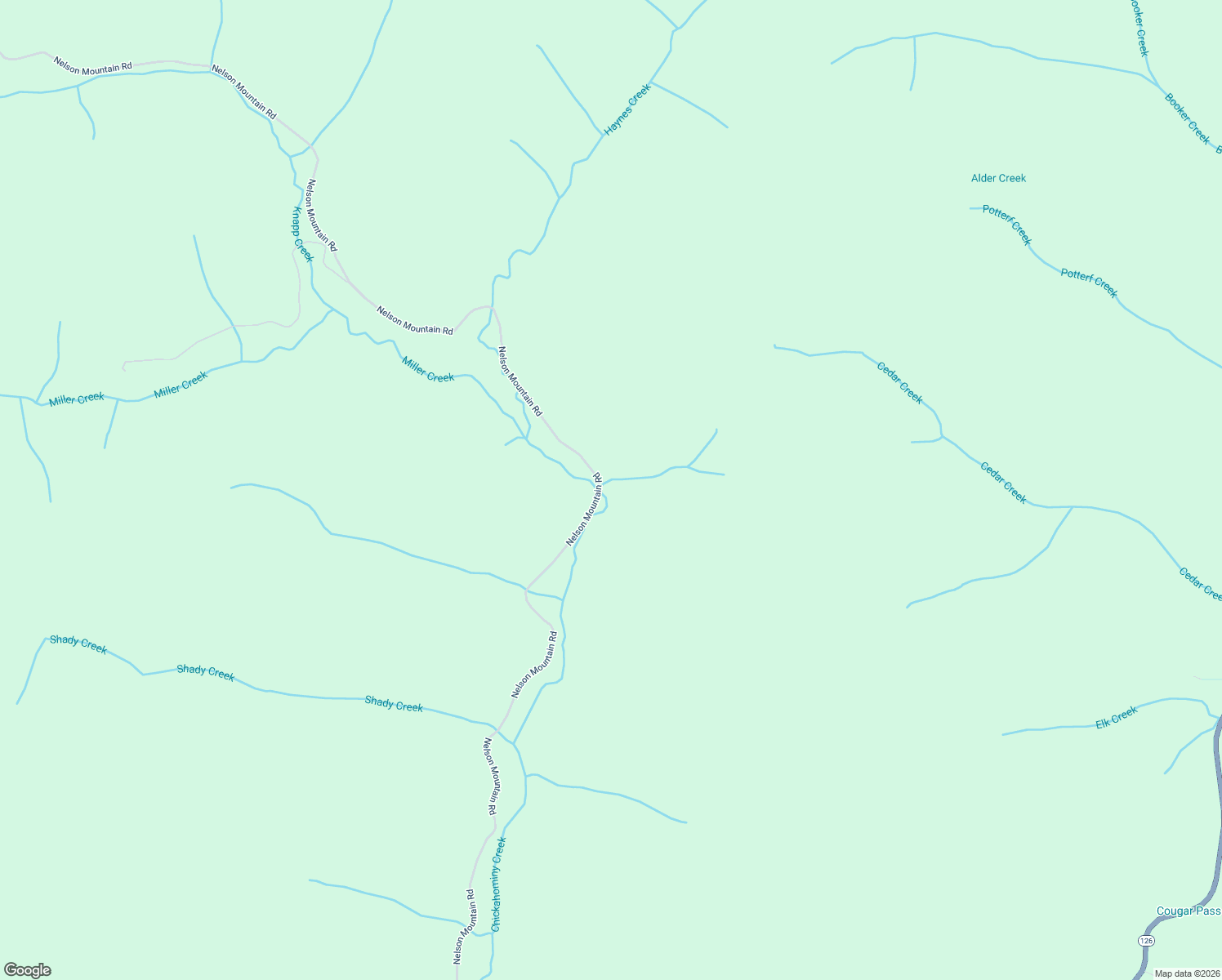 map of restaurants, bars, coffee shops, grocery stores, and more near 89119 Nelson Mountain Road in Walton
