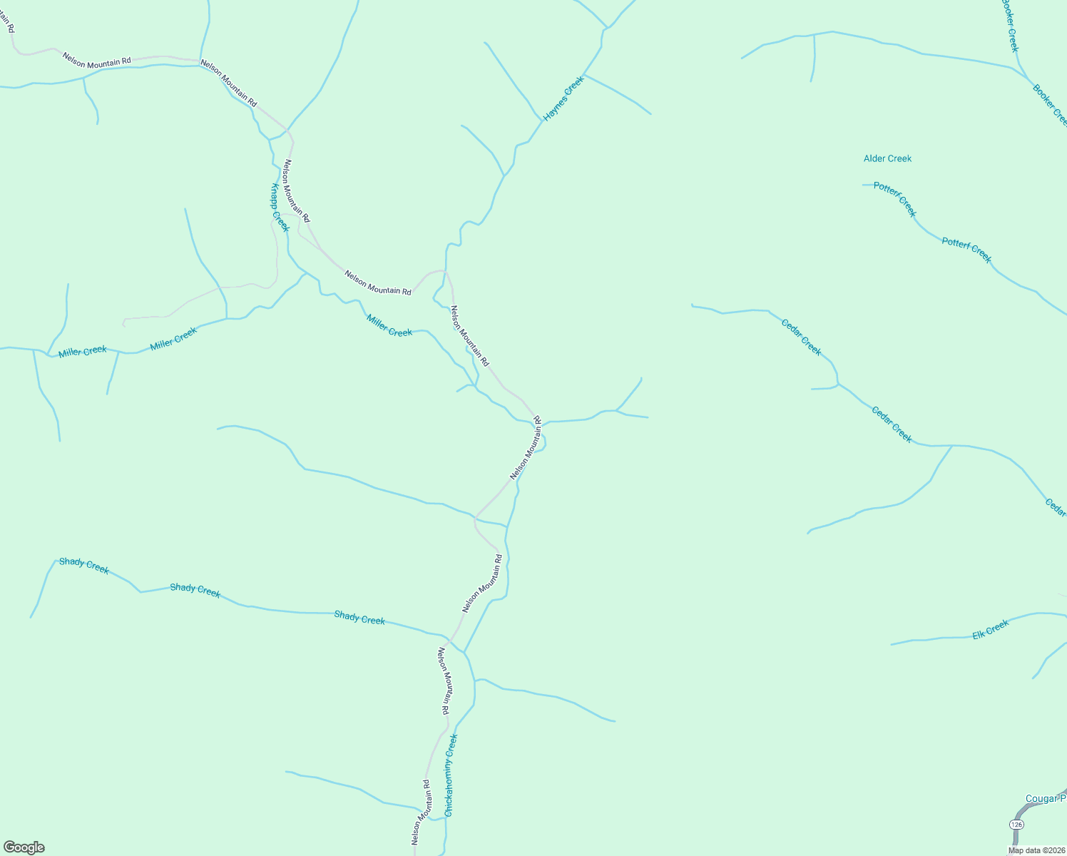 map of restaurants, bars, coffee shops, grocery stores, and more near 89119 Nelson Mountain Road in Walton