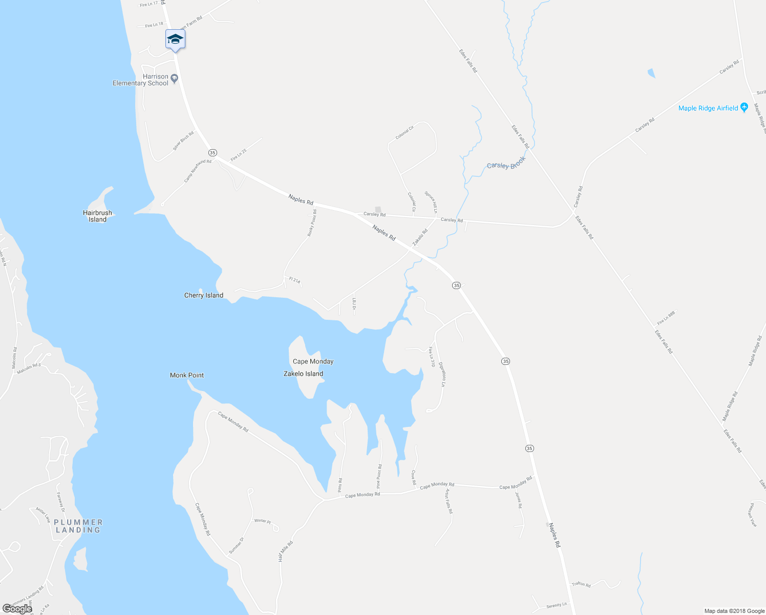 map of restaurants, bars, coffee shops, grocery stores, and more near 78 Zakelo Road in Harrison