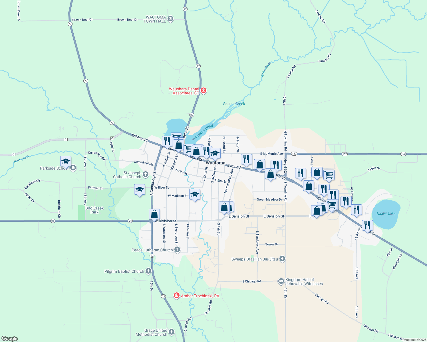 112 West Park Street, Wautoma WI Walk Score