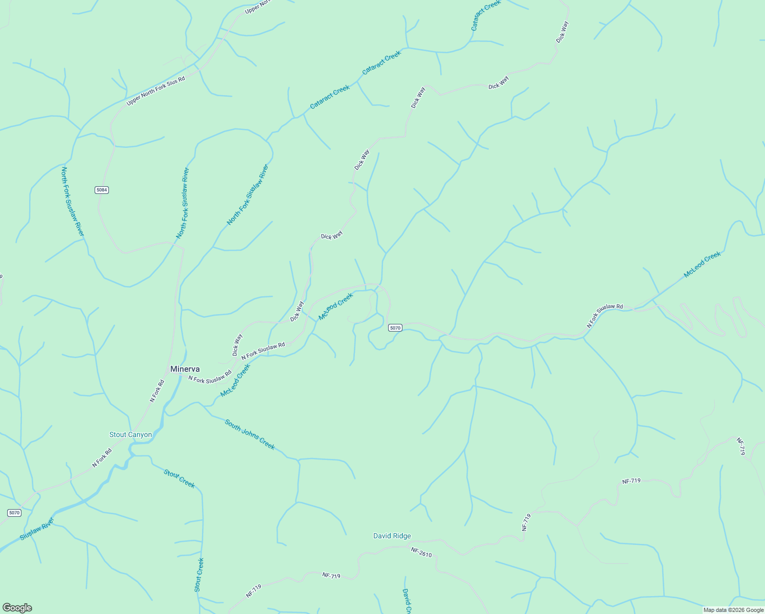 map of restaurants, bars, coffee shops, grocery stores, and more near 9600 North Fork Siuslaw Road in Florence