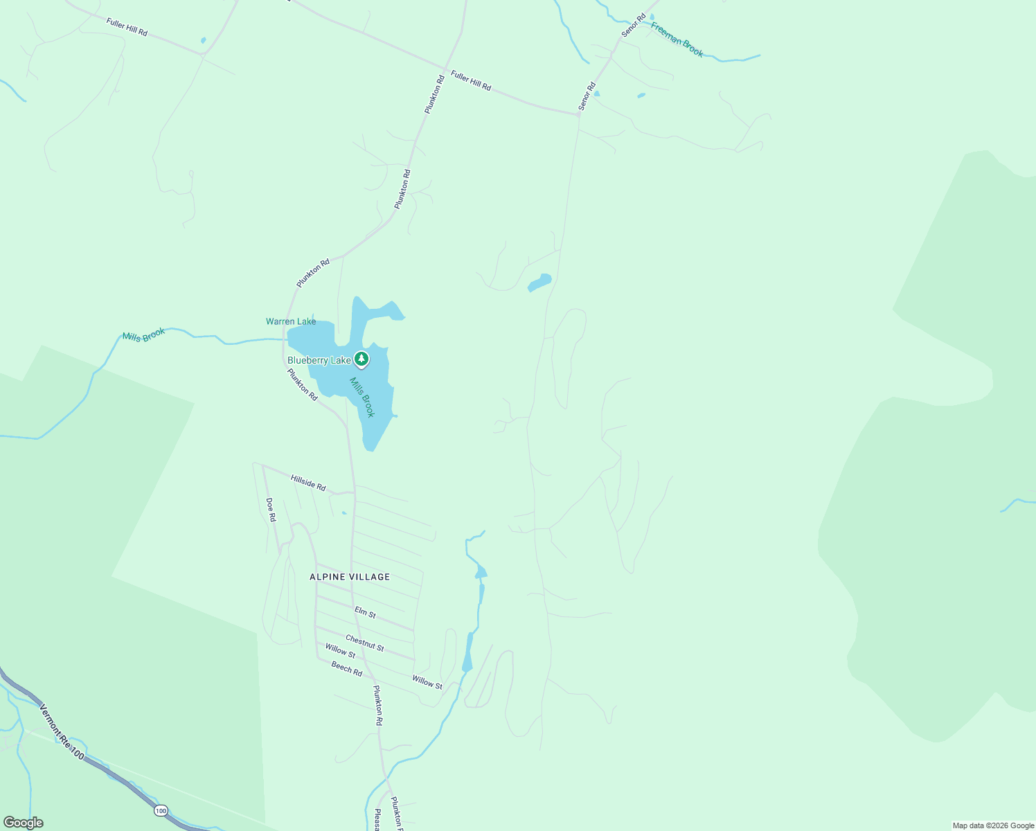 map of restaurants, bars, coffee shops, grocery stores, and more near 24 Alberts Lane in Warren