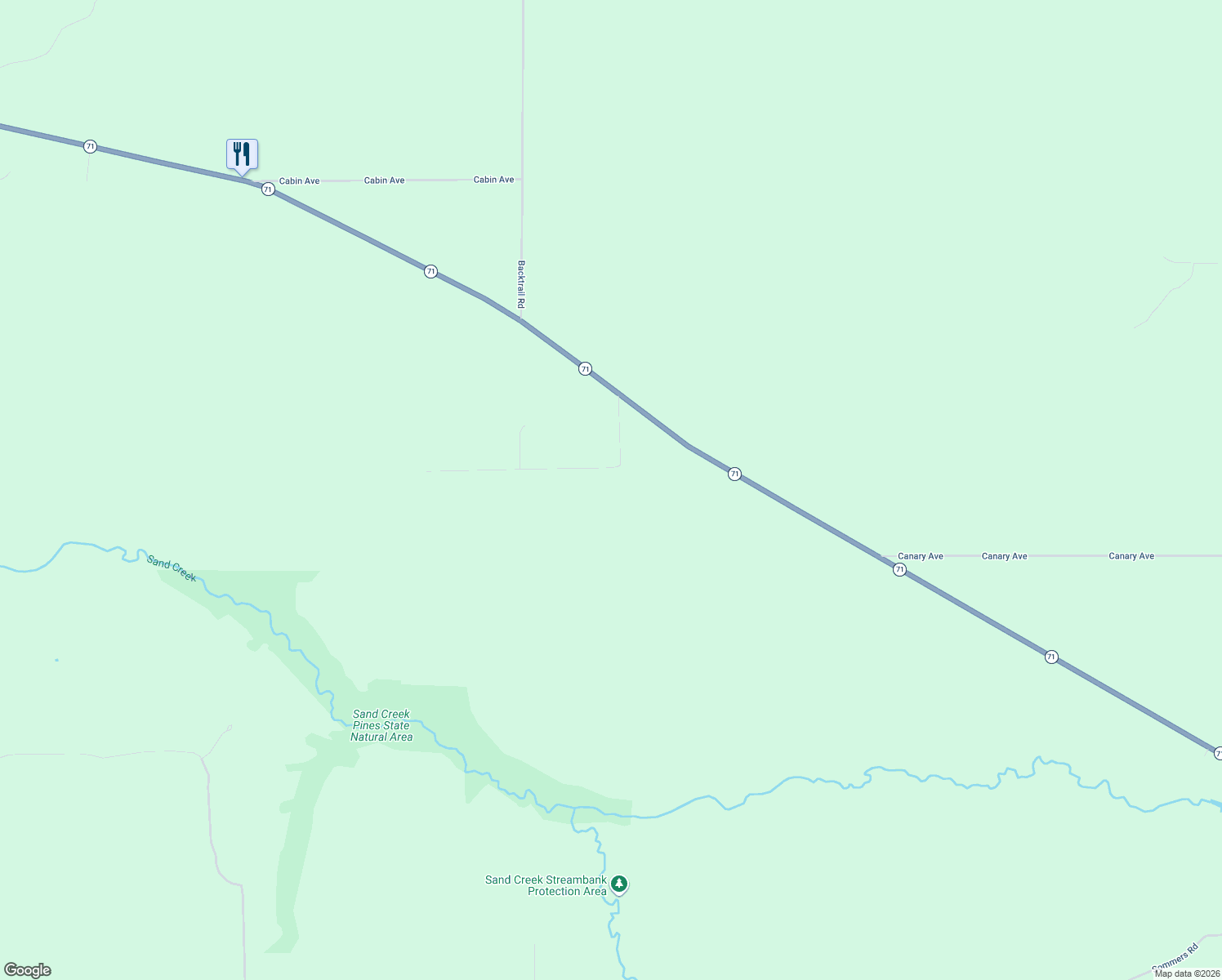map of restaurants, bars, coffee shops, grocery stores, and more near 5734 Cambridge Rd in Sparta