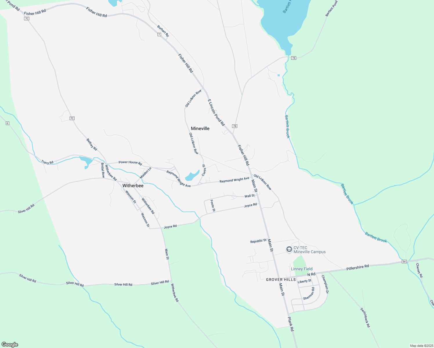 map of restaurants, bars, coffee shops, grocery stores, and more near 32 King Ln in Mineville