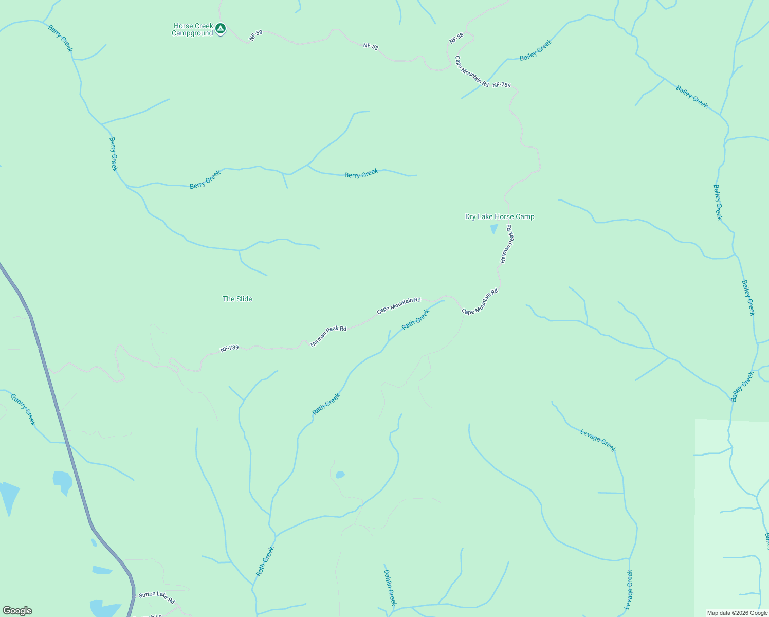 map of restaurants, bars, coffee shops, grocery stores, and more near Cape Mountain Road in Florence