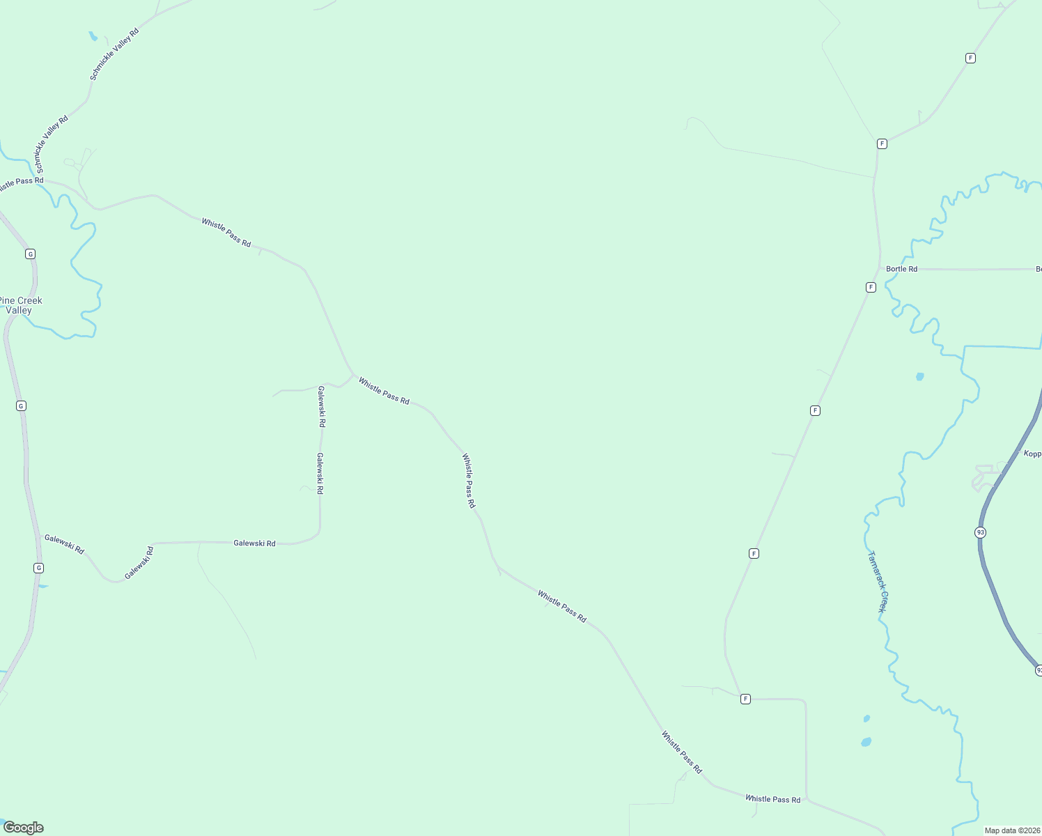 map of restaurants, bars, coffee shops, grocery stores, and more near Whistle Pass Road in Trempealeau