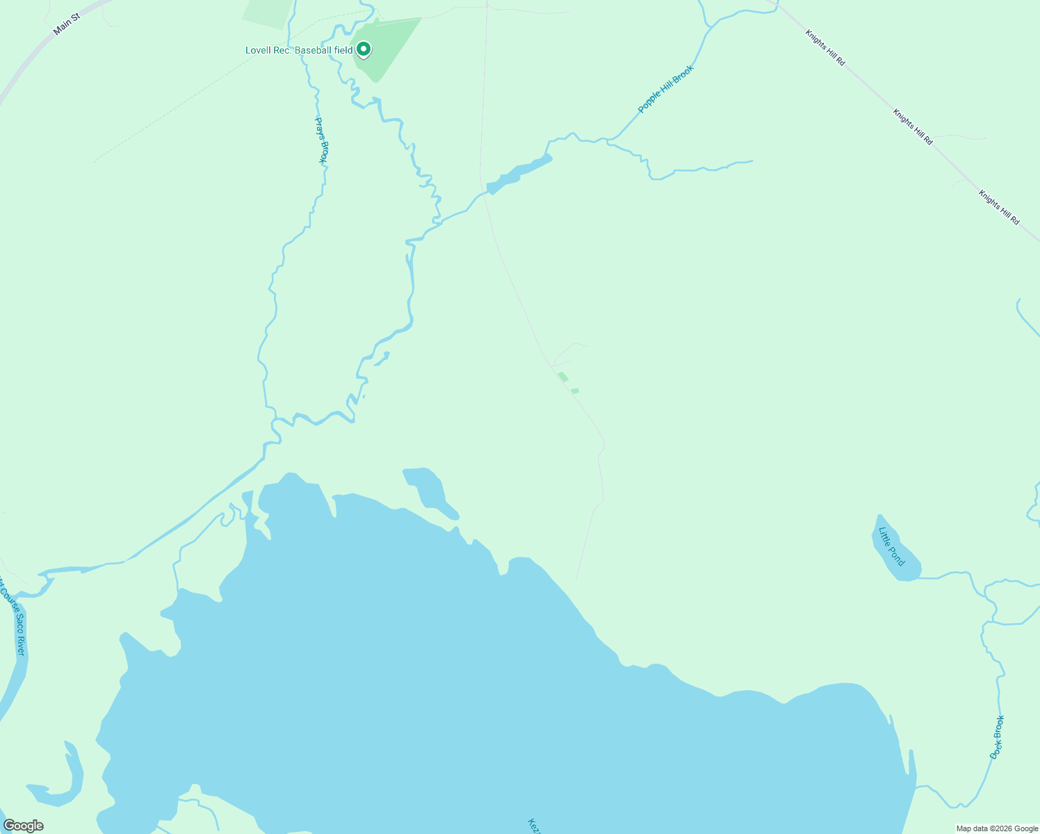 map of restaurants, bars, coffee shops, grocery stores, and more near in Fryeburg