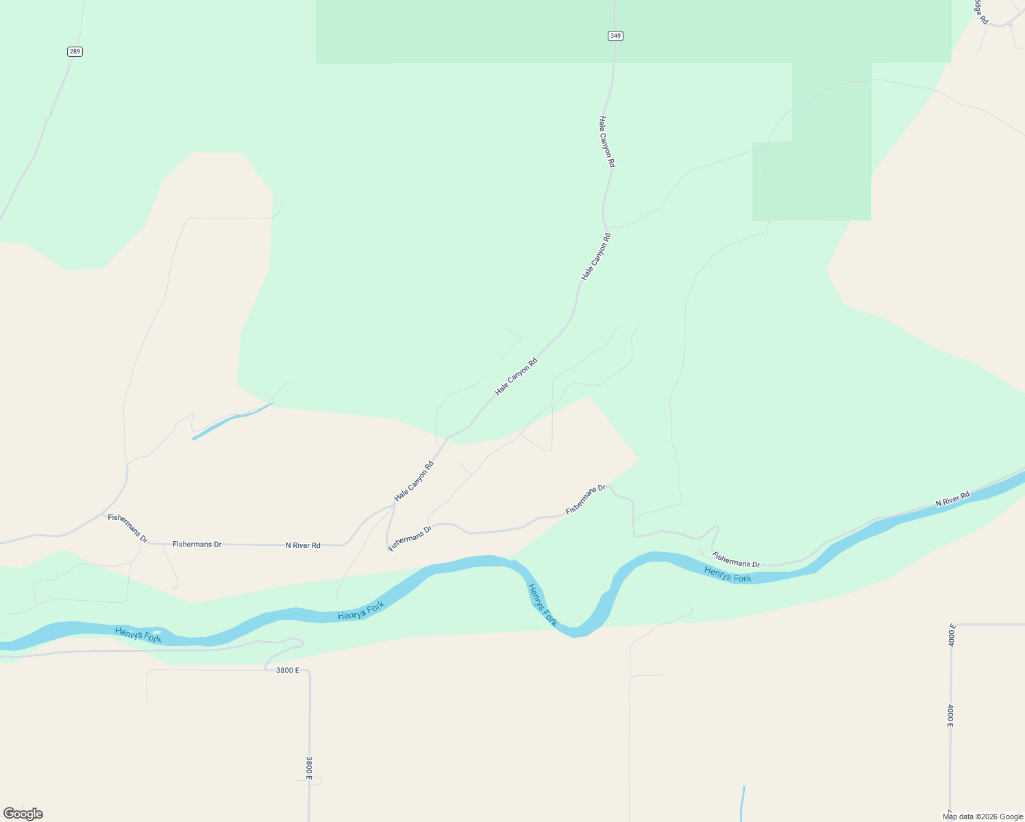 map of restaurants, bars, coffee shops, grocery stores, and more near East Rim Loop in Ashton