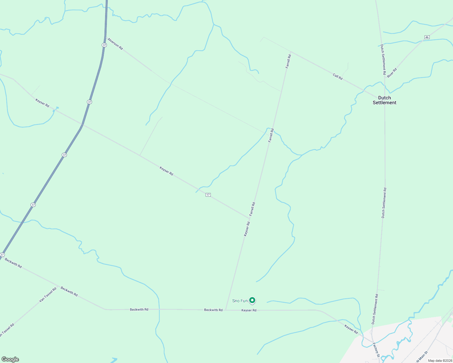 map of restaurants, bars, coffee shops, grocery stores, and more near 26721 Keyser Road in Evans Mills