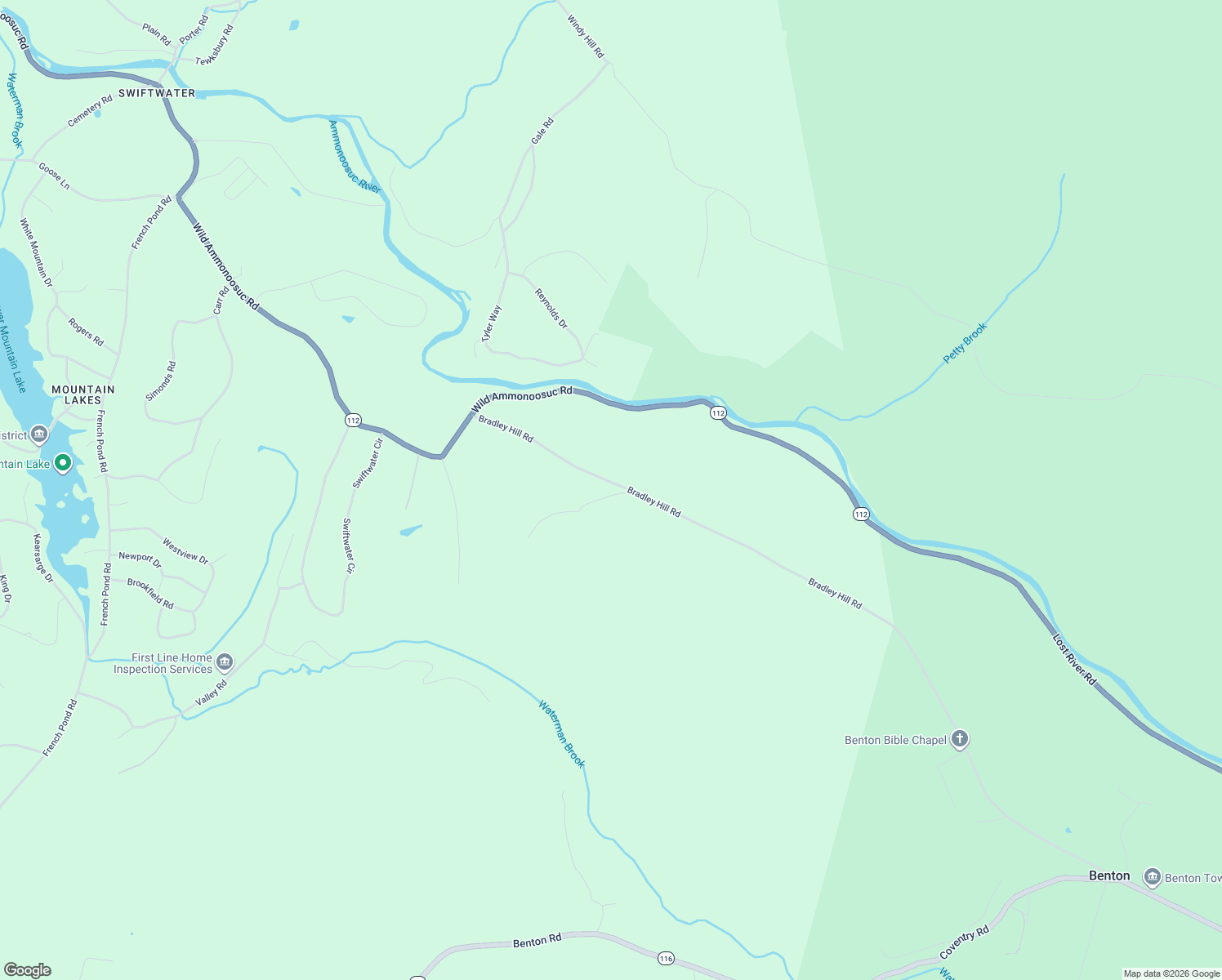 map of restaurants, bars, coffee shops, grocery stores, and more near Bradley Hill Road in Bath