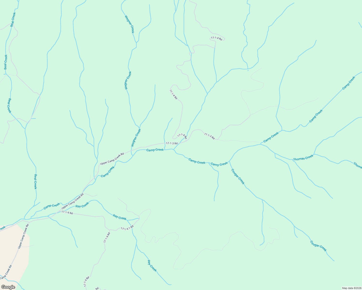 map of restaurants, bars, coffee shops, grocery stores, and more near 39559 Upper Camp Creek Road in Springfield
