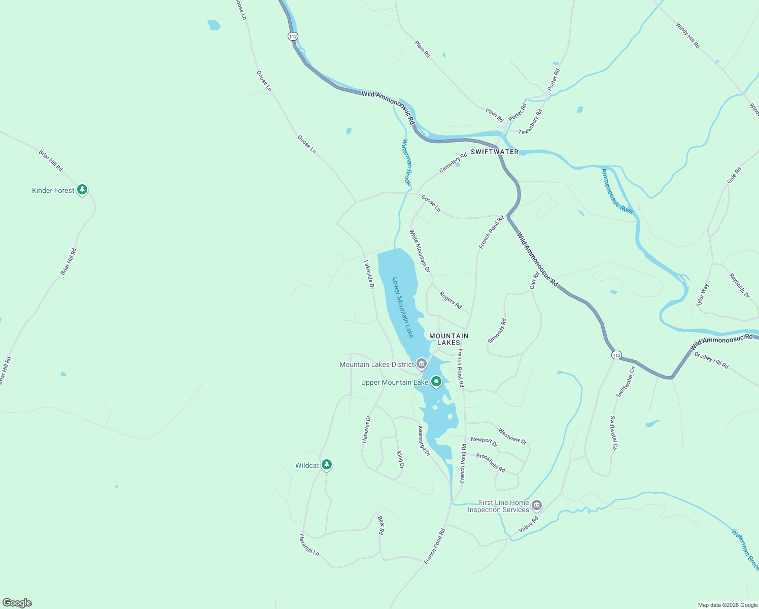 map of restaurants, bars, coffee shops, grocery stores, and more near 132 Lakeside Drive in Haverhill