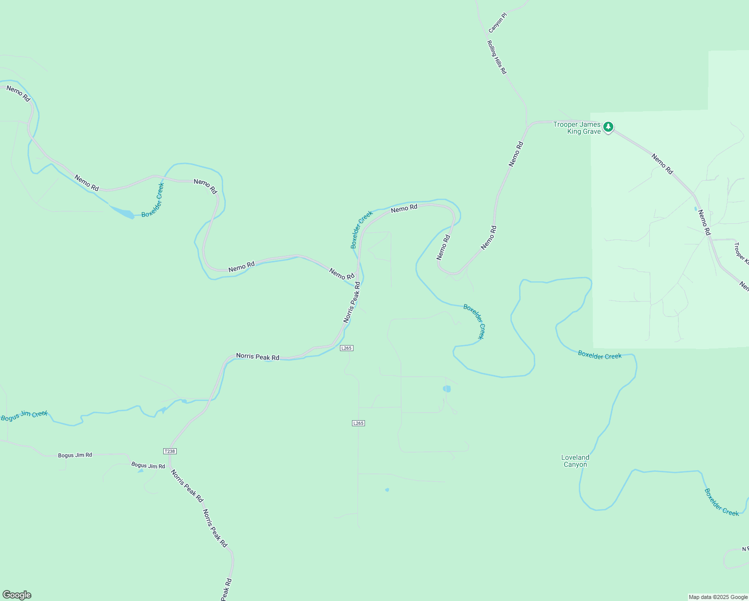 map of restaurants, bars, coffee shops, grocery stores, and more near 22606 Merchen Road in Rapid City