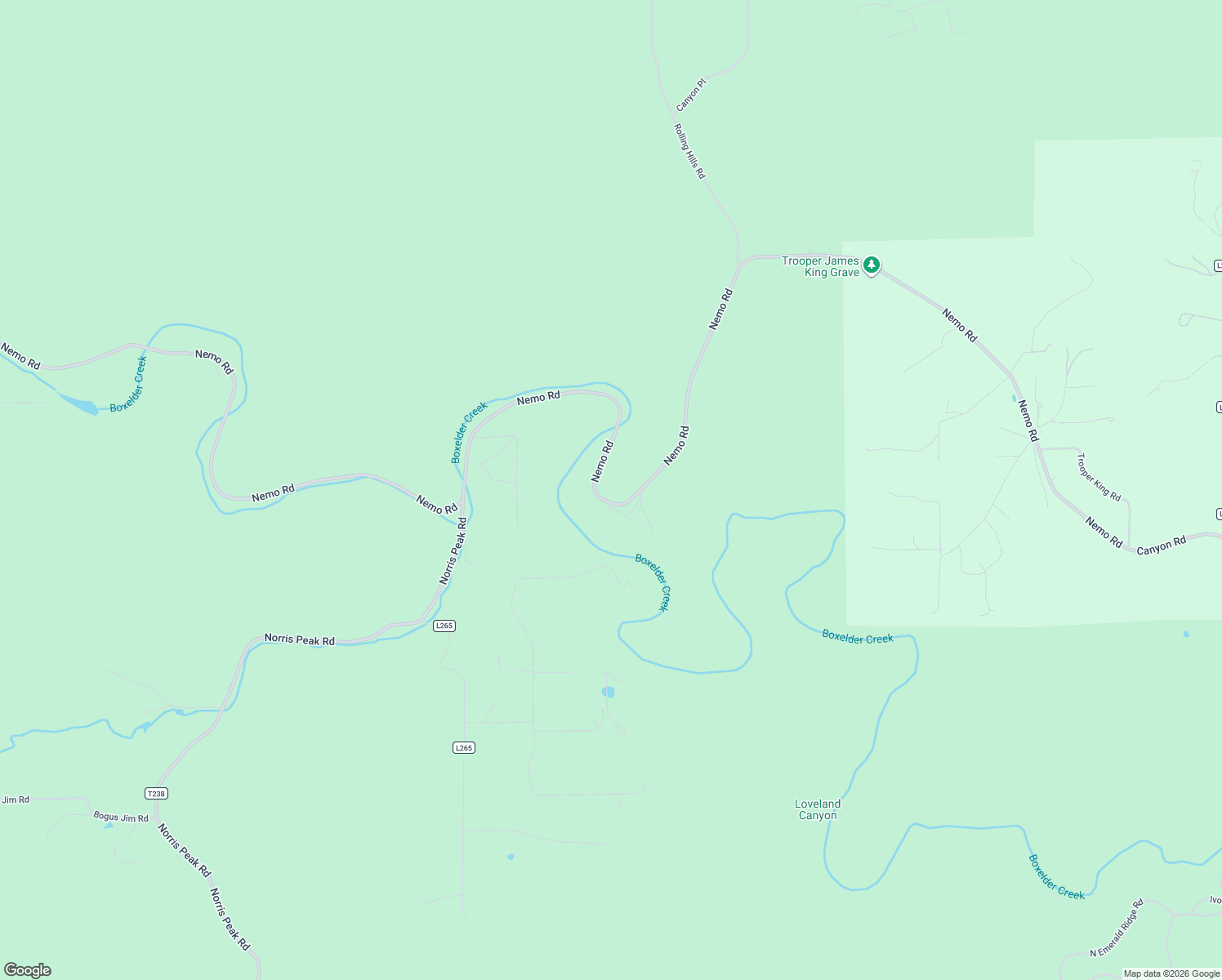 map of restaurants, bars, coffee shops, grocery stores, and more near 11515 Nemo Road in Rapid City