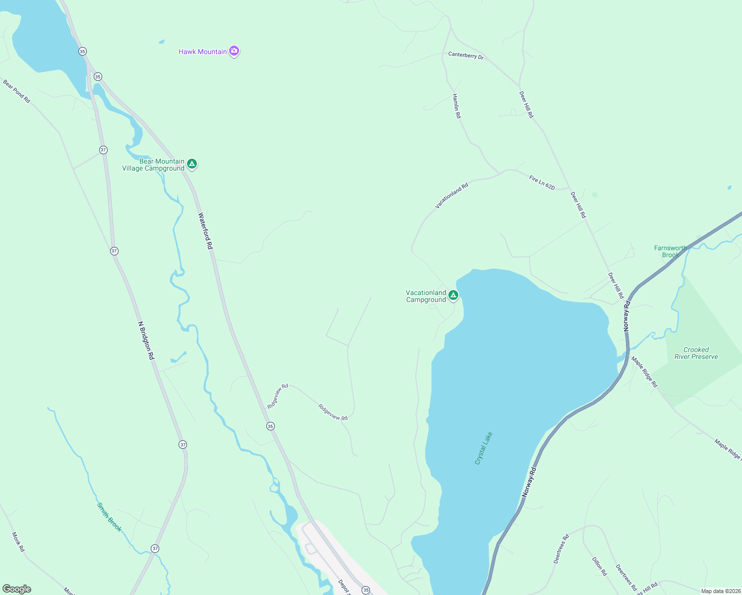 map of restaurants, bars, coffee shops, grocery stores, and more near 154 Ridgeview Road in Harrison