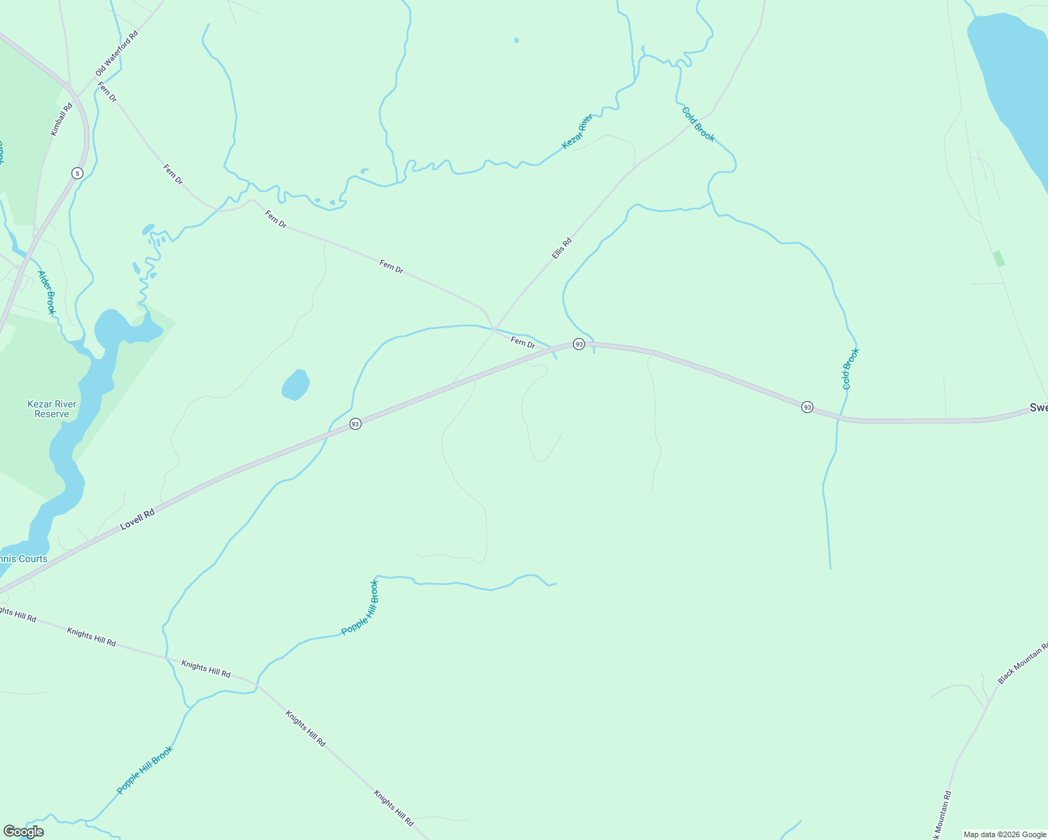 map of restaurants, bars, coffee shops, grocery stores, and more near Graham Lane in Lovell