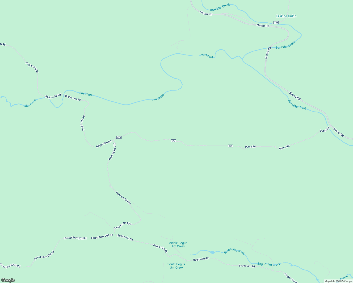 map of restaurants, bars, coffee shops, grocery stores, and more near Forest Road 679 in Lawrence County