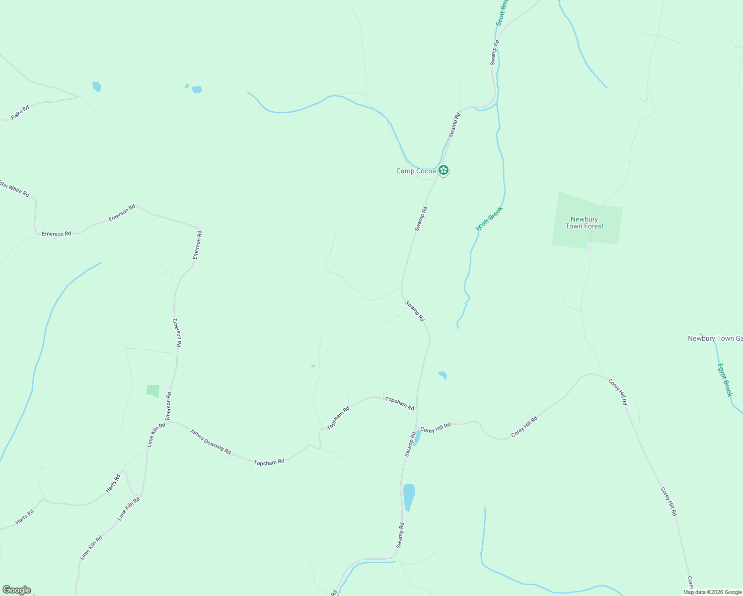 map of restaurants, bars, coffee shops, grocery stores, and more near 147 Saxie Welch Trail in Newbury