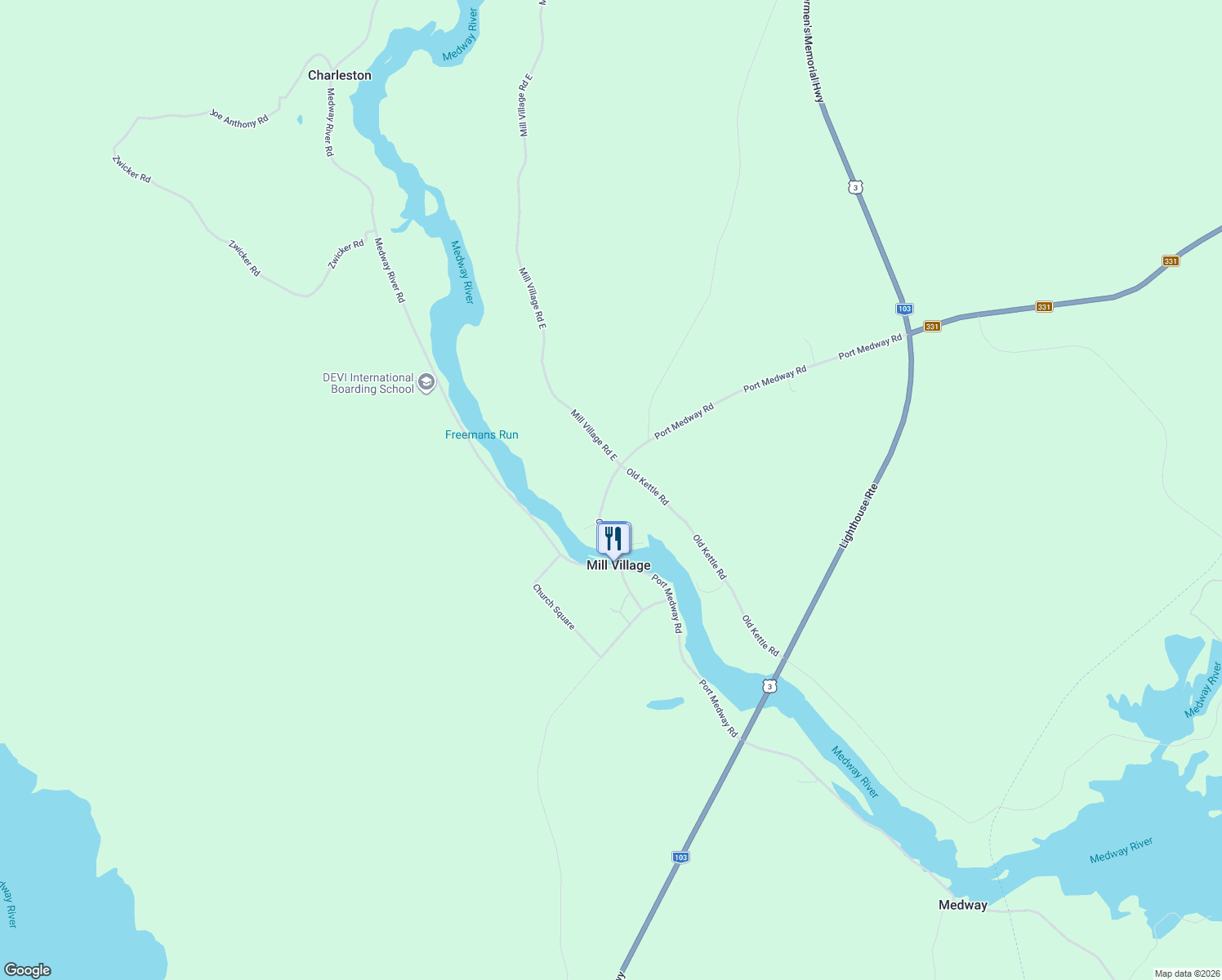 map of restaurants, bars, coffee shops, grocery stores, and more near Hwy. 4 in Queens, Subd. B