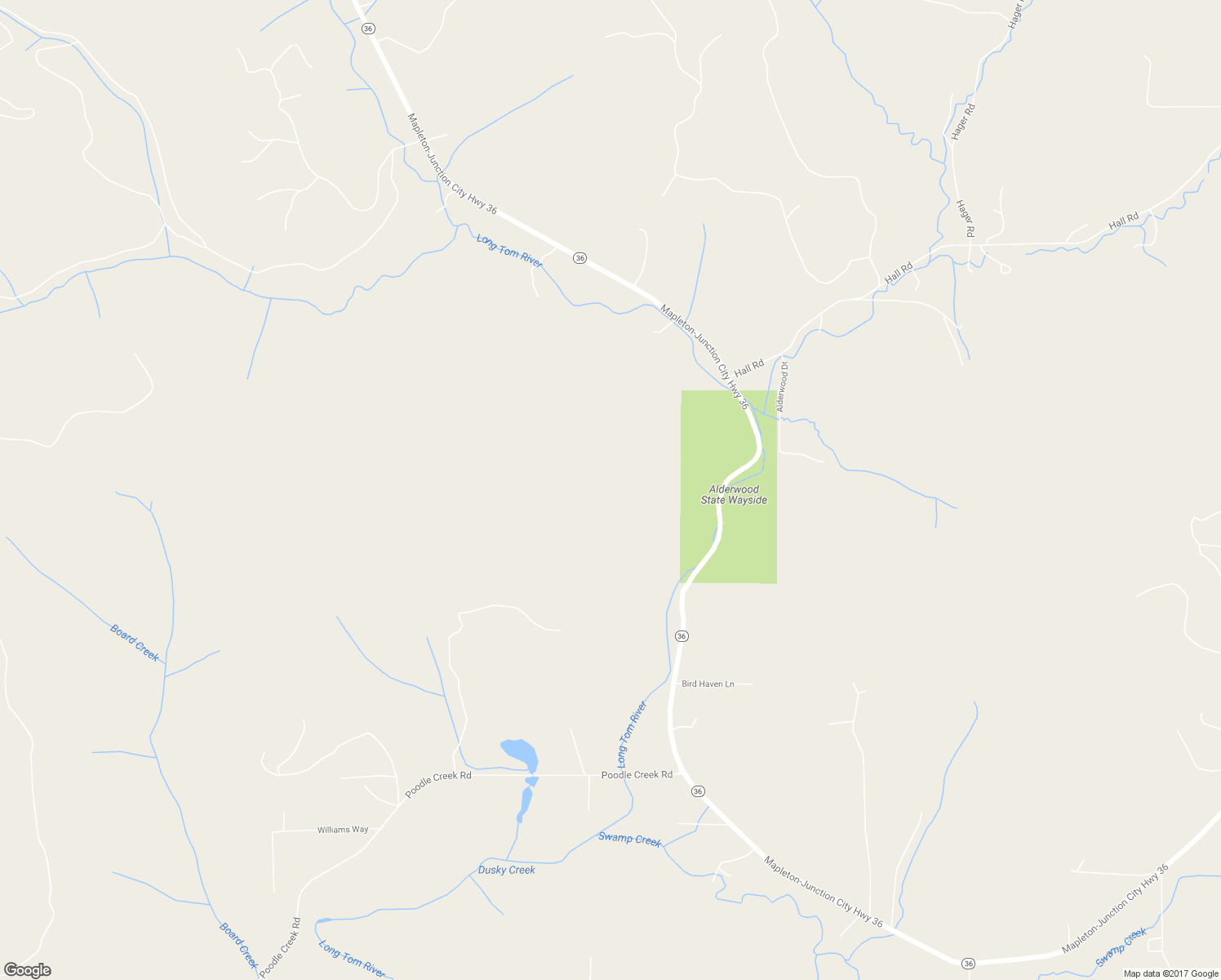 map of restaurants, bars, coffee shops, grocery stores, and more near 23370 Oregon 36 in Cheshire