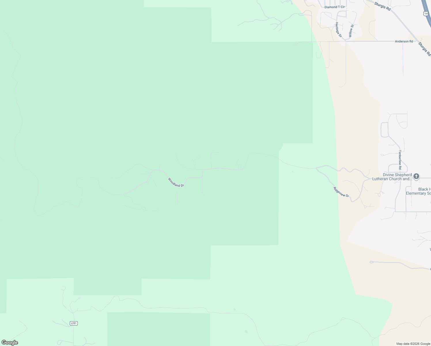 map of restaurants, bars, coffee shops, grocery stores, and more near 7701-7999 Woodland Drive in Blackhawk