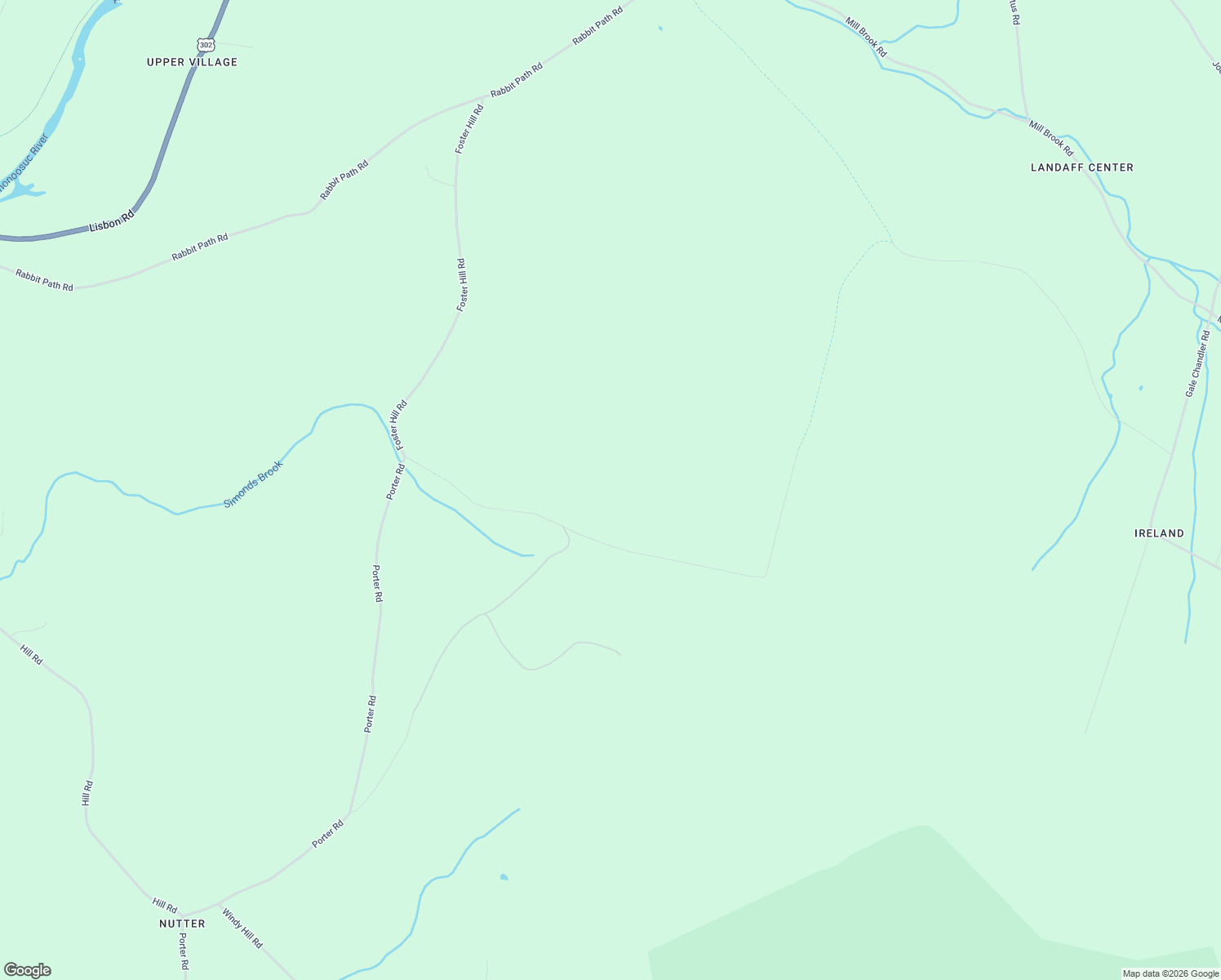 map of restaurants, bars, coffee shops, grocery stores, and more near 843 Foster Hill Road in Landaff