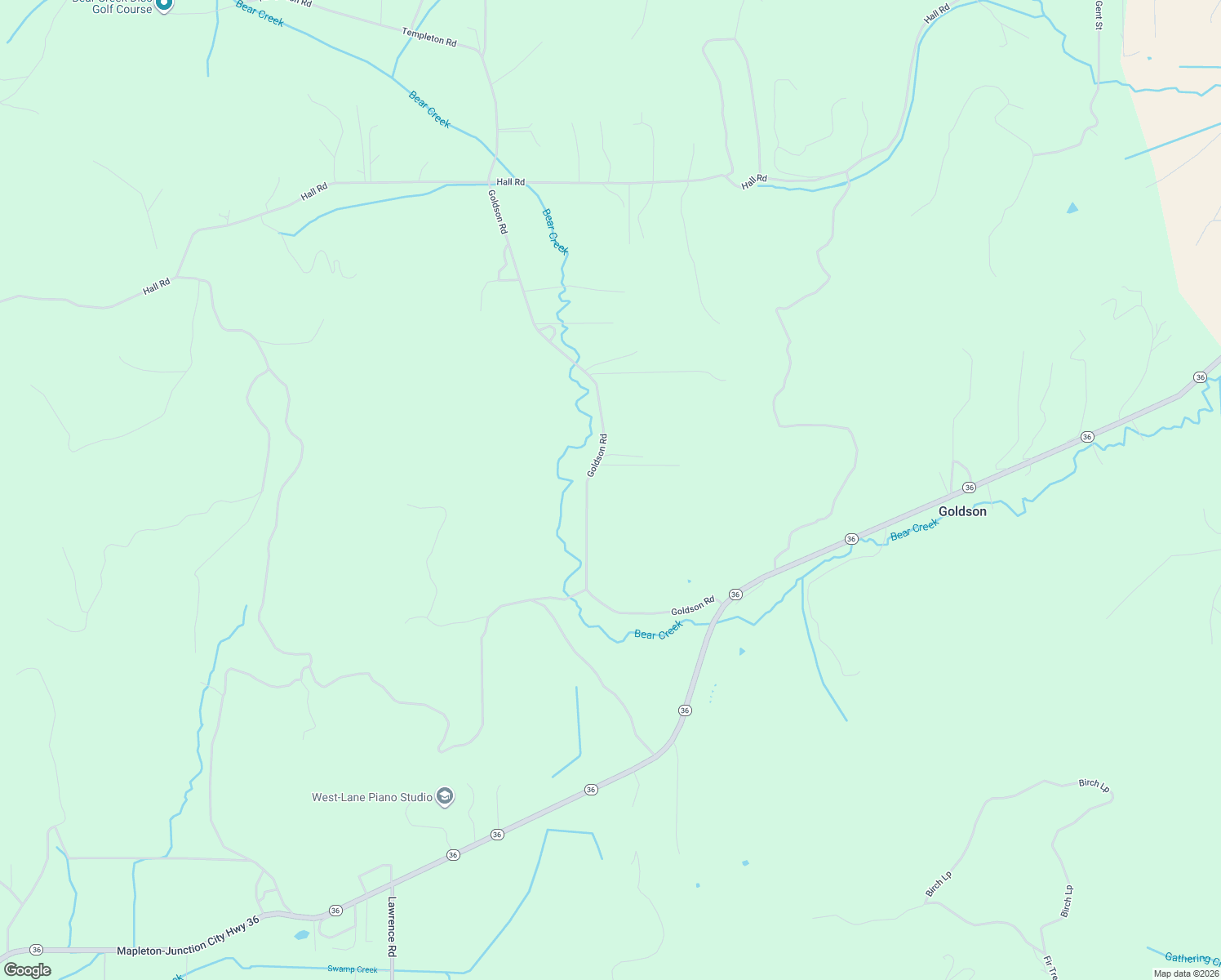 map of restaurants, bars, coffee shops, grocery stores, and more near 92309 Goldson Road in Cheshire