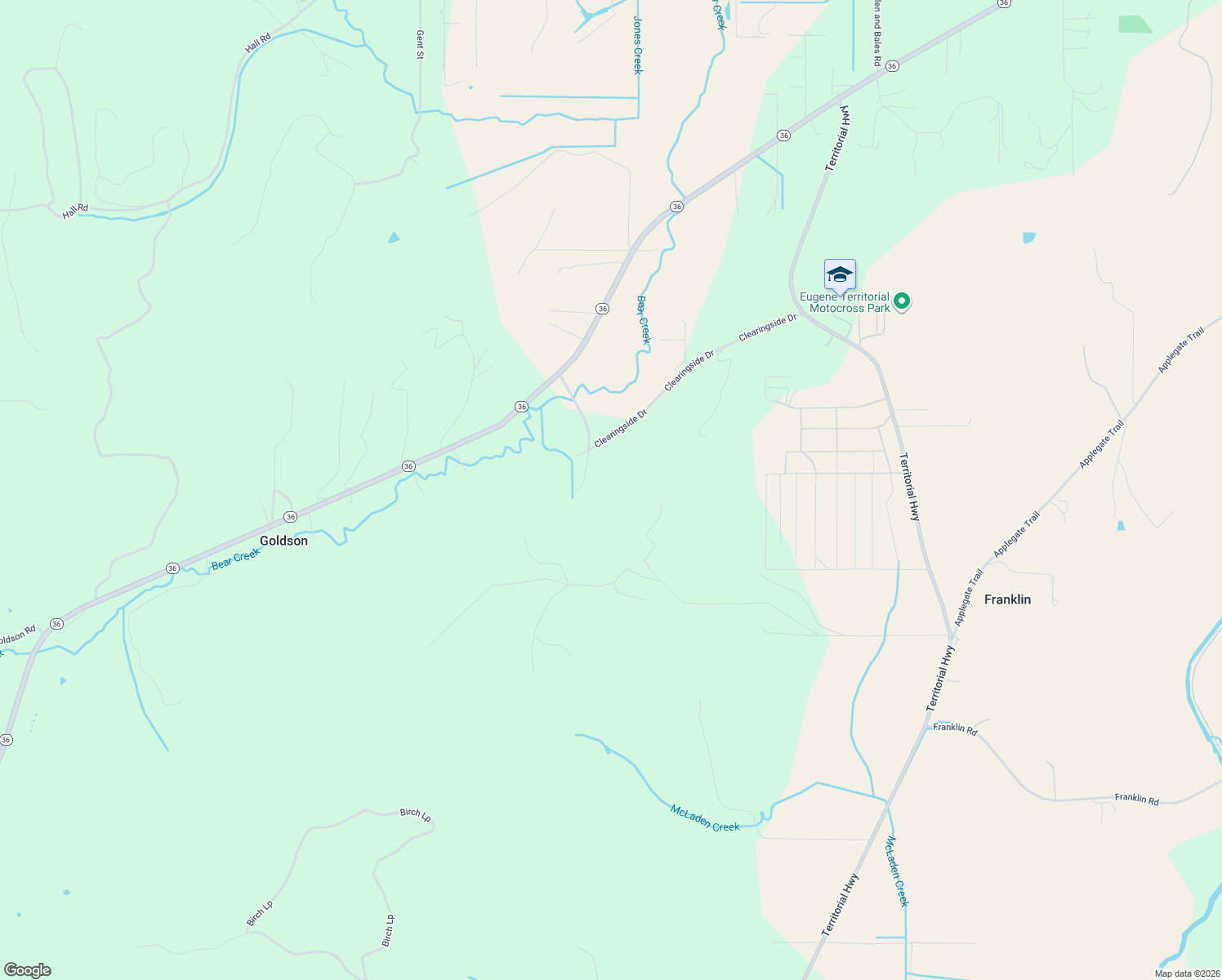 map of restaurants, bars, coffee shops, grocery stores, and more near 25832 State Highway 36 in Junction City