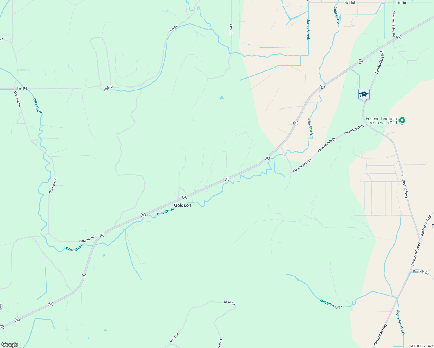 map of restaurants, bars, coffee shops, grocery stores, and more near 25477 Oregon 36 in Cheshire