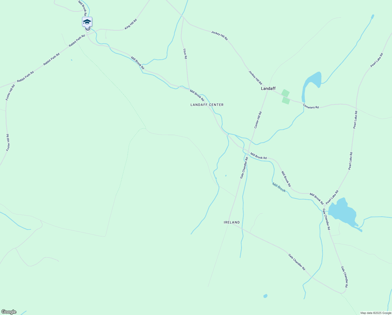 map of restaurants, bars, coffee shops, grocery stores, and more near 255 Moses Clark Road in Landaff