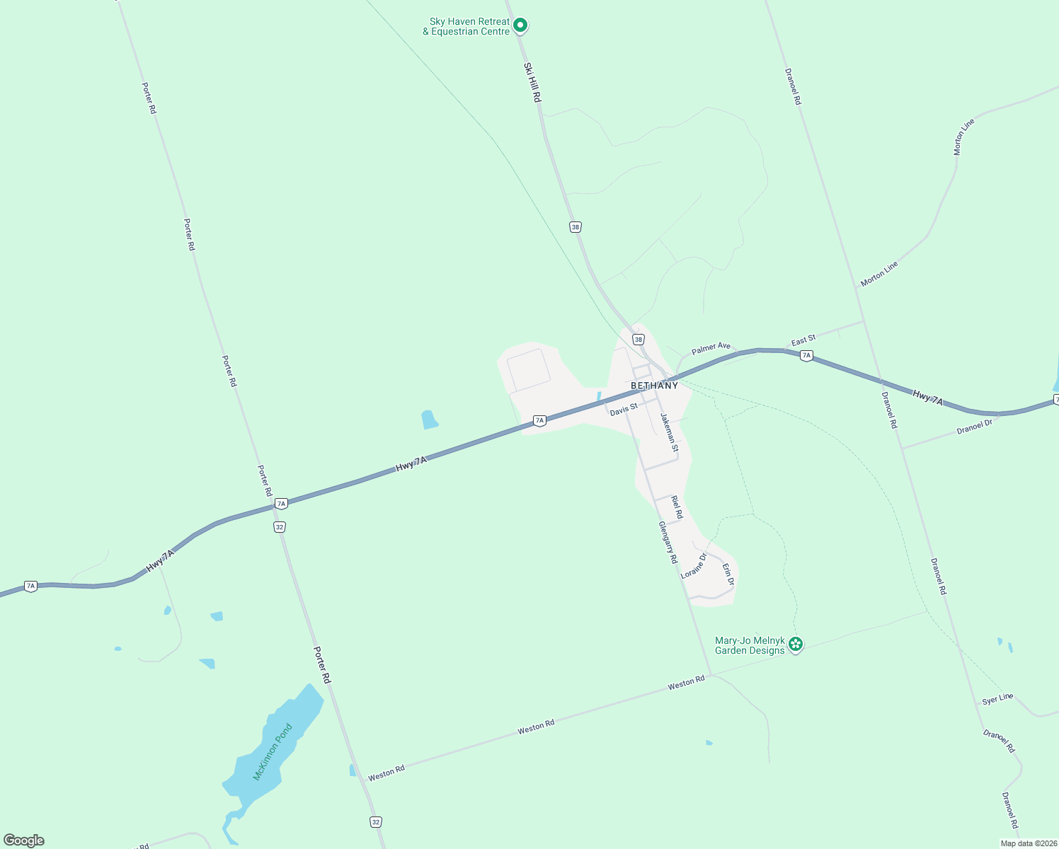 map of restaurants, bars, coffee shops, grocery stores, and more near 1412 Ontario 7A in Kawartha Lakes