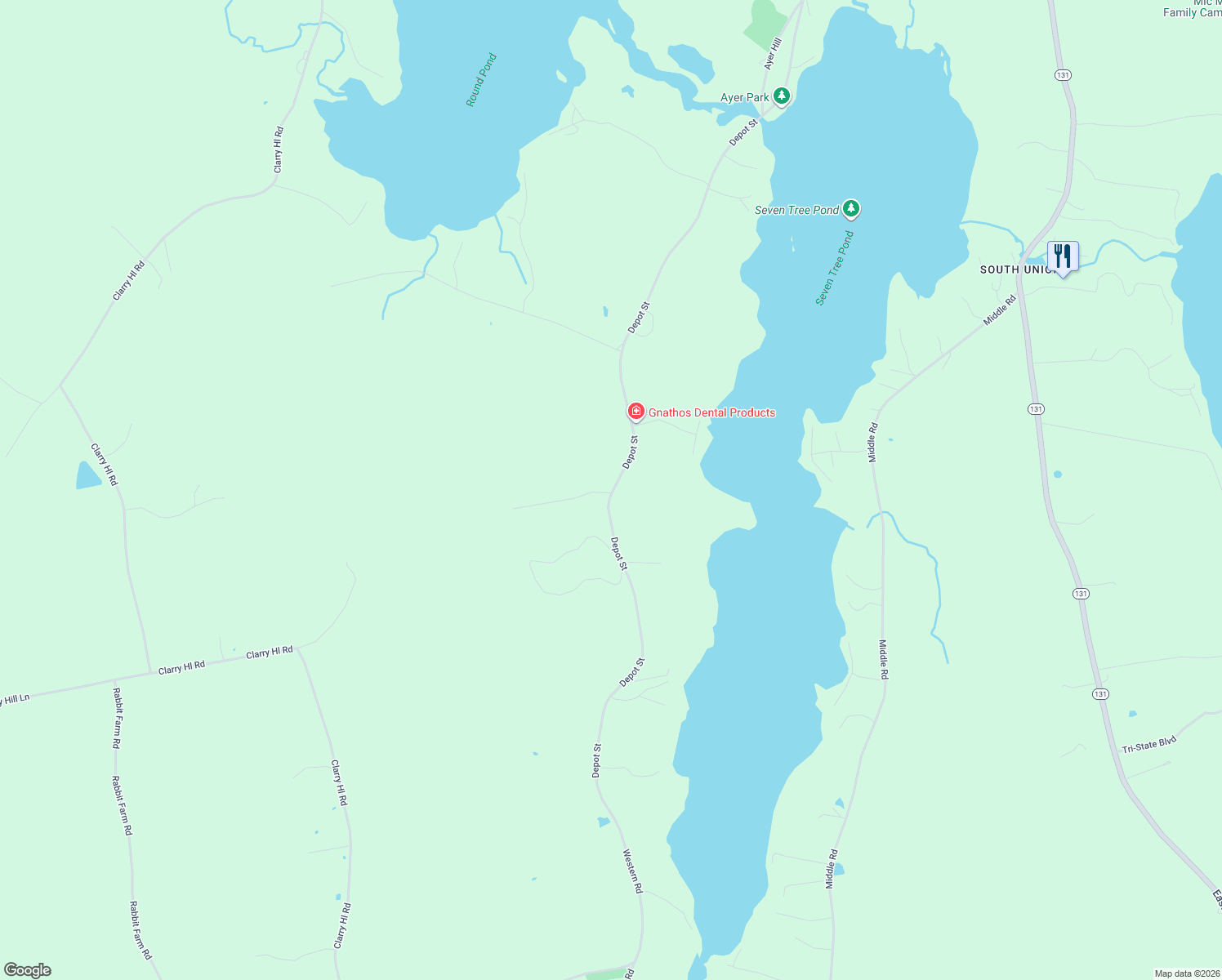 map of restaurants, bars, coffee shops, grocery stores, and more near 141 Seider Hill Lane in Union