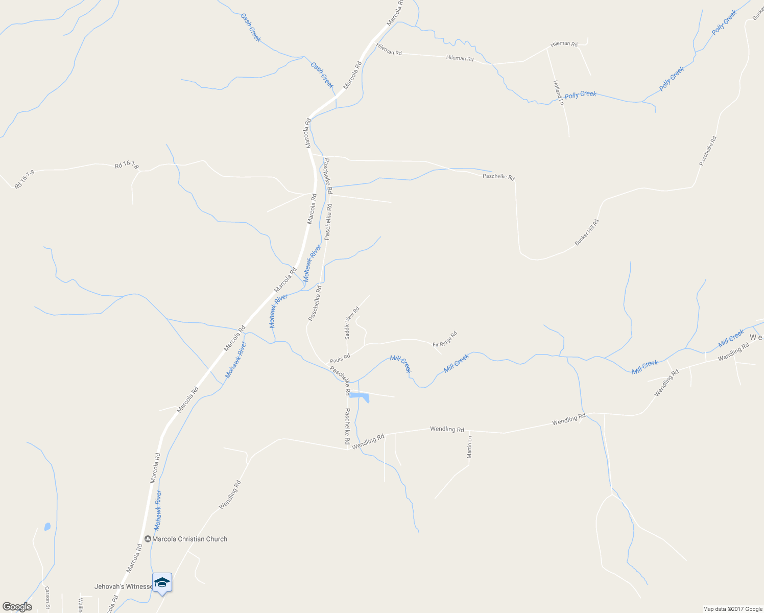 map of restaurants, bars, coffee shops, grocery stores, and more near 92869 Saddle View Drive in Marcola