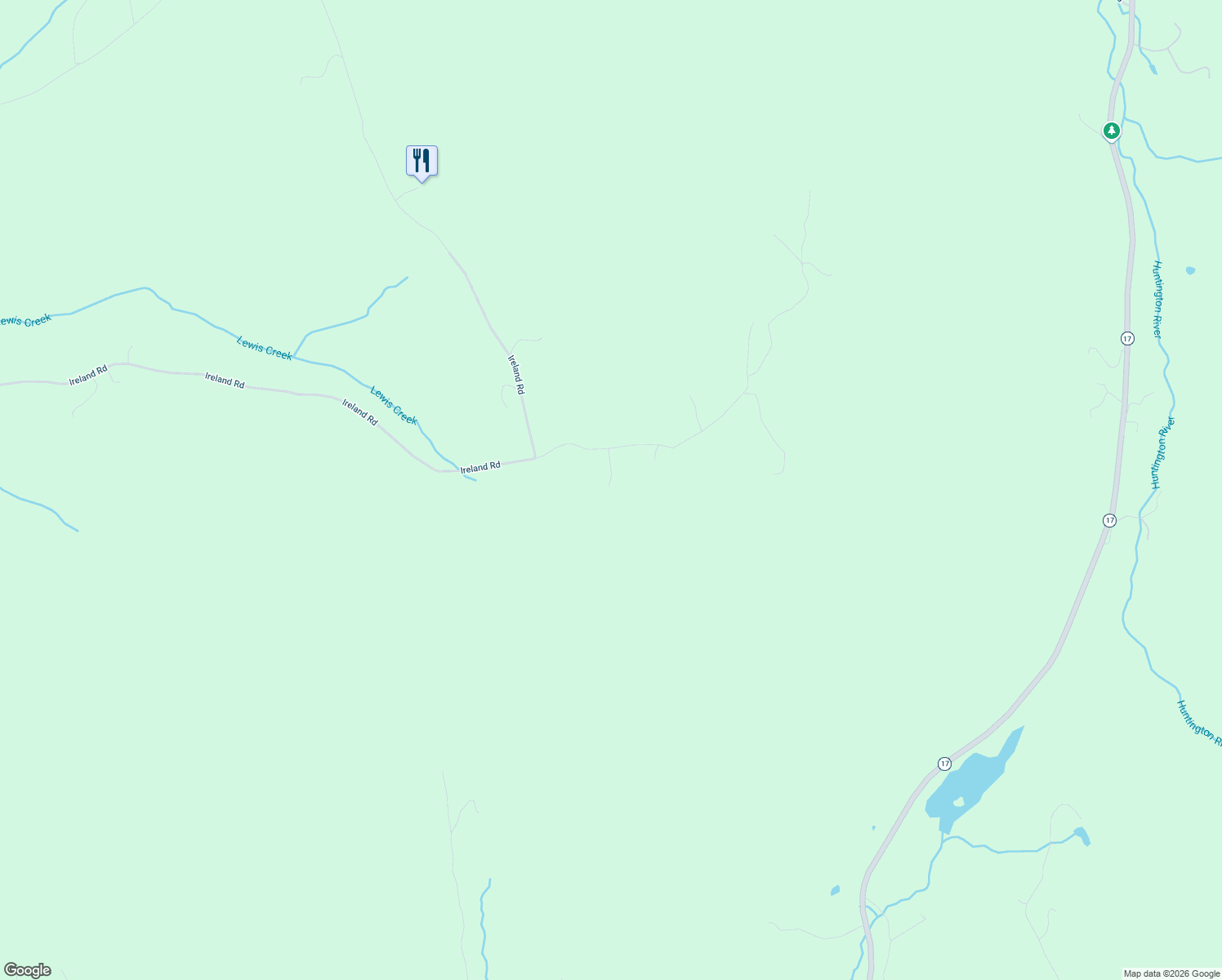 map of restaurants, bars, coffee shops, grocery stores, and more near 206 Conway Road in Starksboro