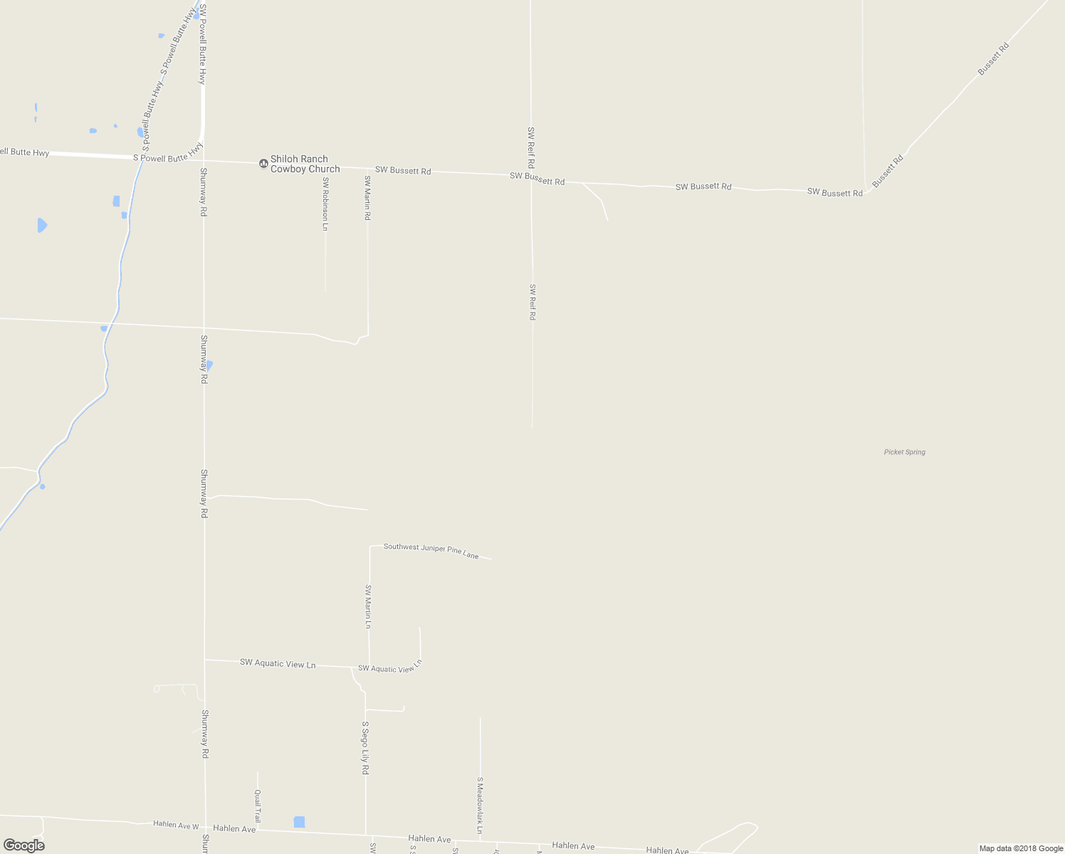 map of restaurants, bars, coffee shops, grocery stores, and more near 12365 Southwest Reif Road in Powell Butte