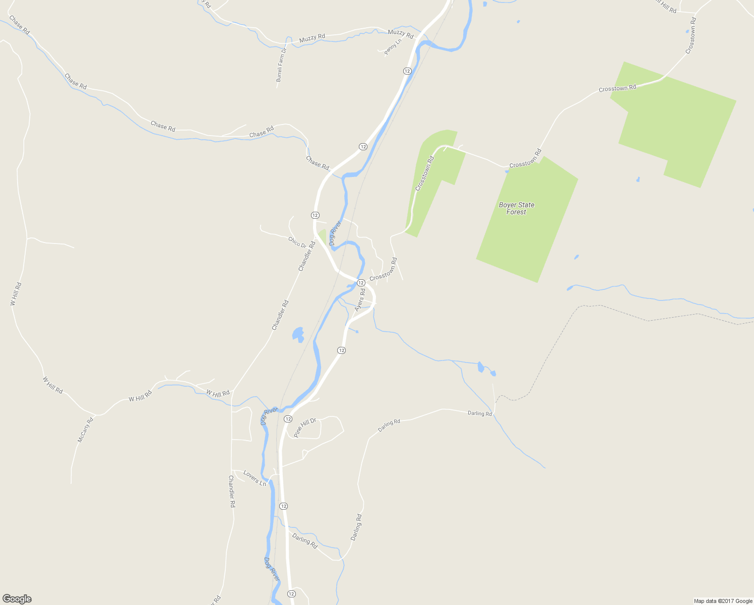 map of restaurants, bars, coffee shops, grocery stores, and more near 1908 Vermont 12 in Northfield