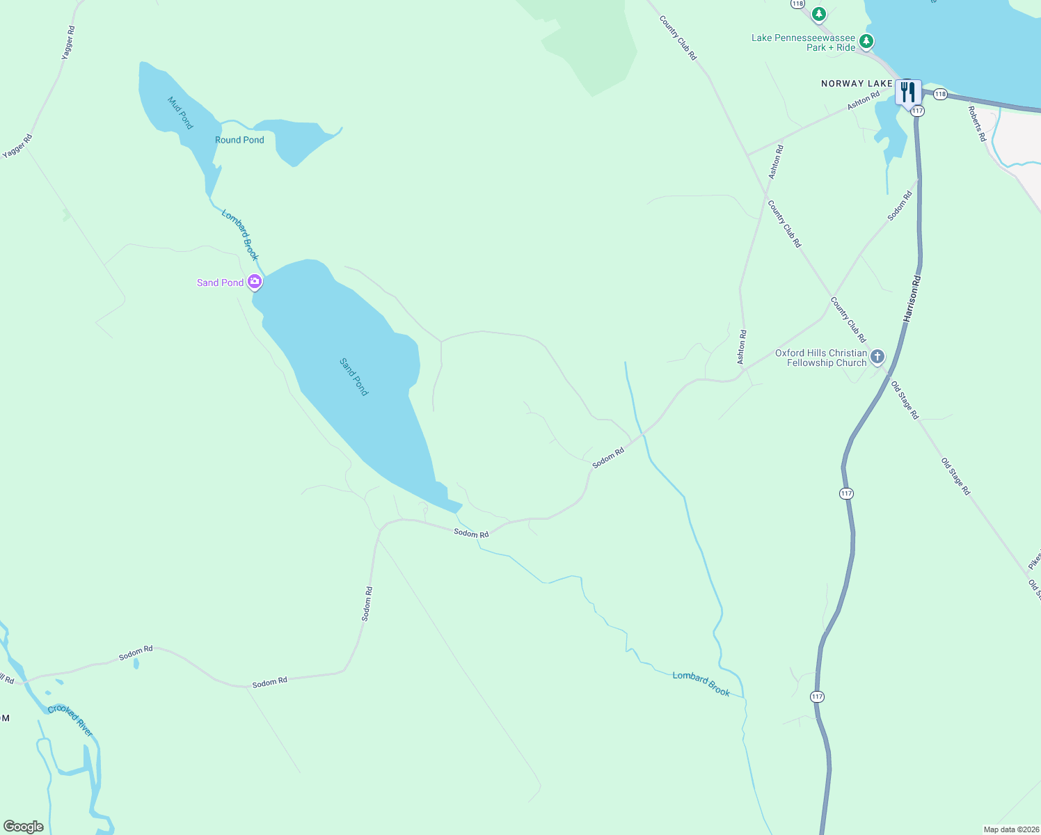 map of restaurants, bars, coffee shops, grocery stores, and more near Isaiah Mount Lane in Norway