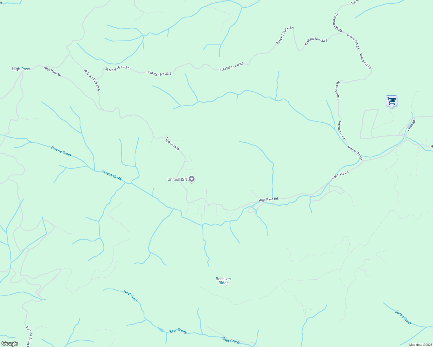 map of restaurants, bars, coffee shops, grocery stores, and more near High Pass Road in Junction City