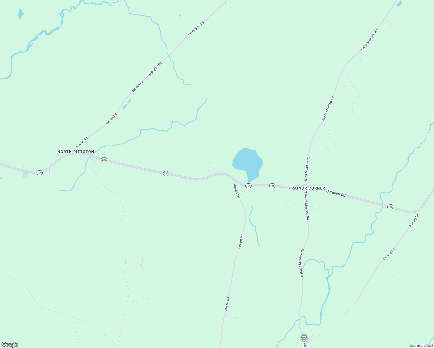 map of restaurants, bars, coffee shops, grocery stores, and more near 954 Maine 126 in Pittston