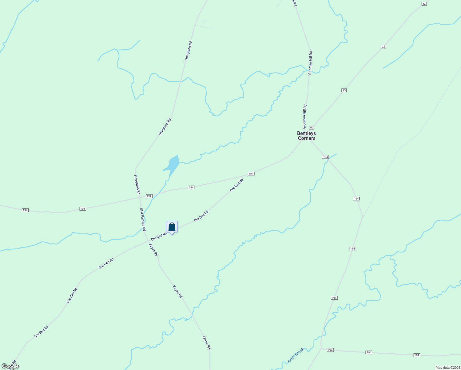 map of restaurants, bars, coffee shops, grocery stores, and more near 33374 County Road 194 in Theresa
