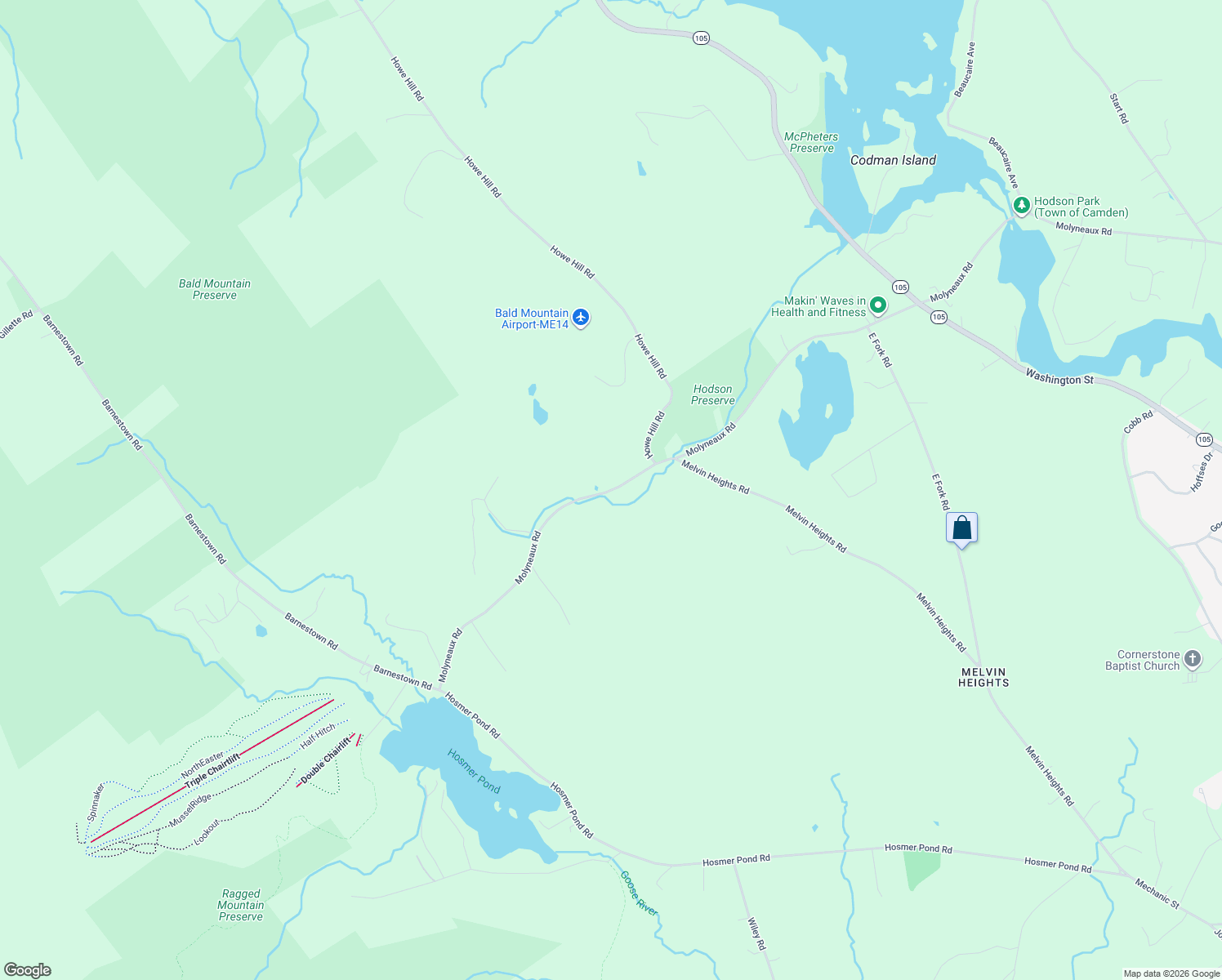 map of restaurants, bars, coffee shops, grocery stores, and more near 431 Molyneaux Road in Camden