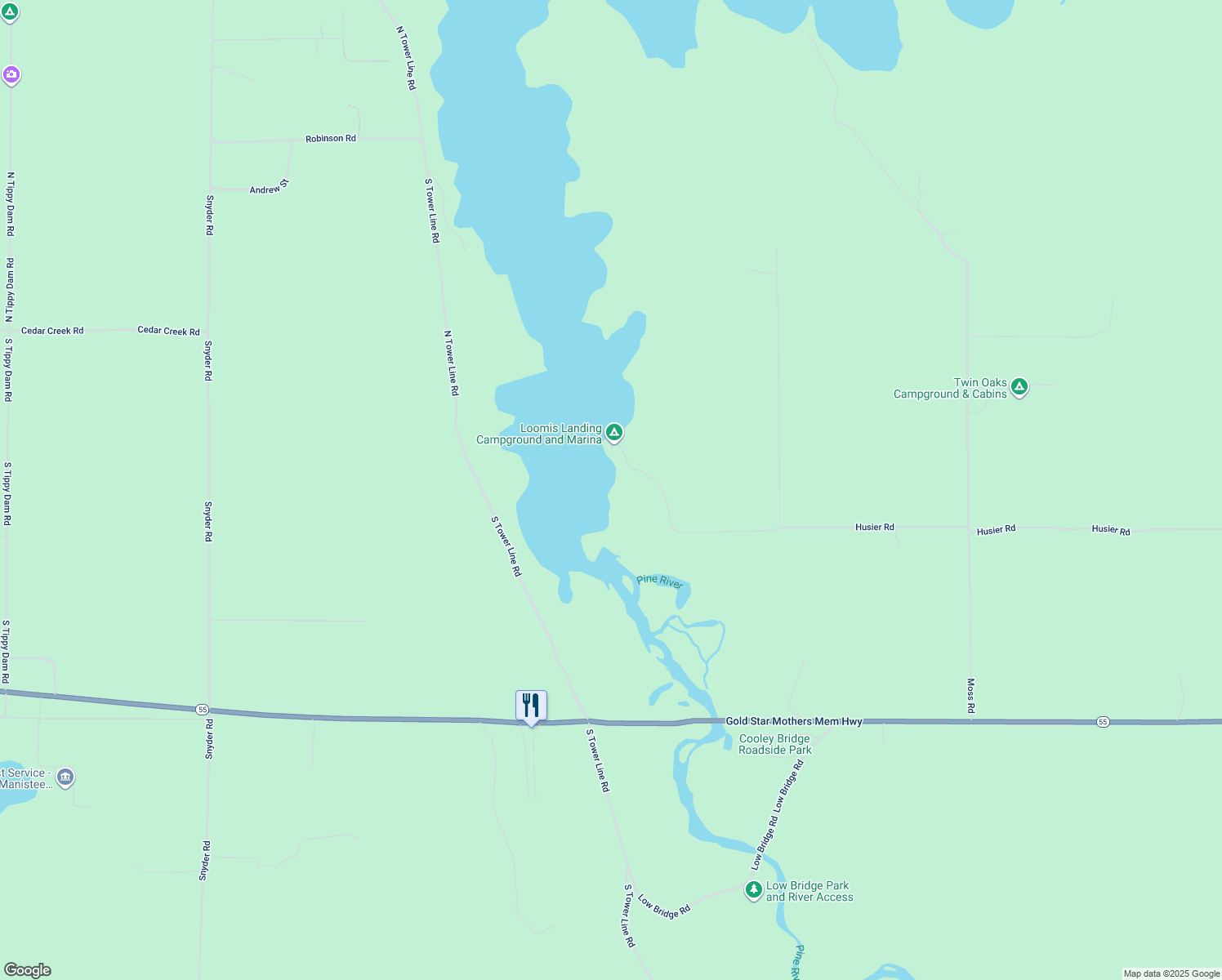 map of restaurants, bars, coffee shops, grocery stores, and more near in Wellston