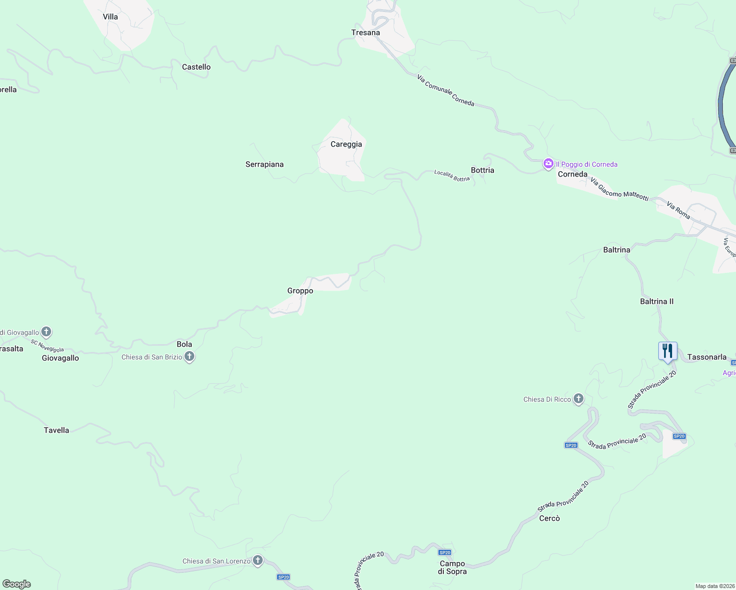 map of restaurants, bars, coffee shops, grocery stores, and more near 21 Località Fontanedo in Provincia di Massa e Carrara