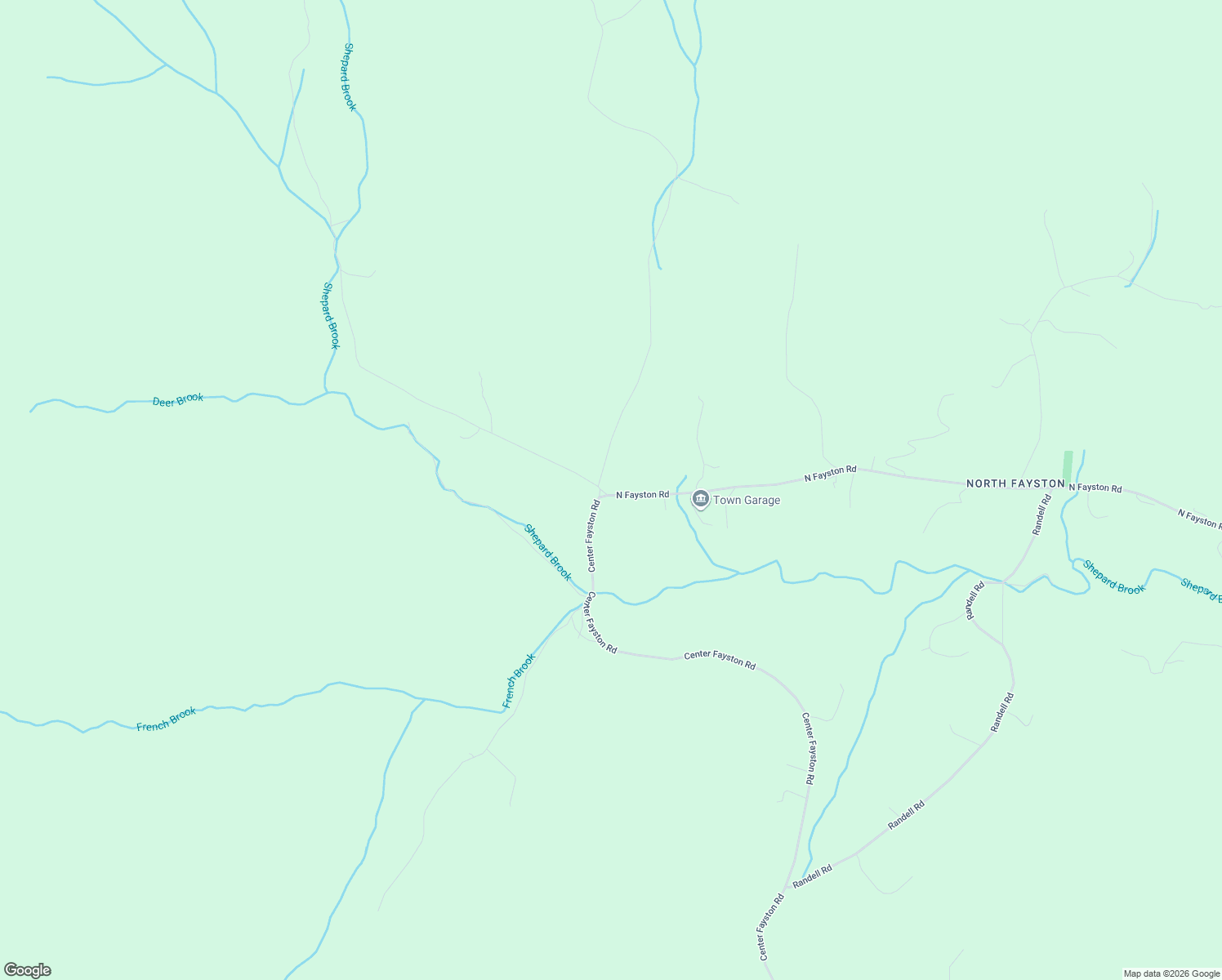 map of restaurants, bars, coffee shops, grocery stores, and more near 4020 North Fayston Road in Moretown