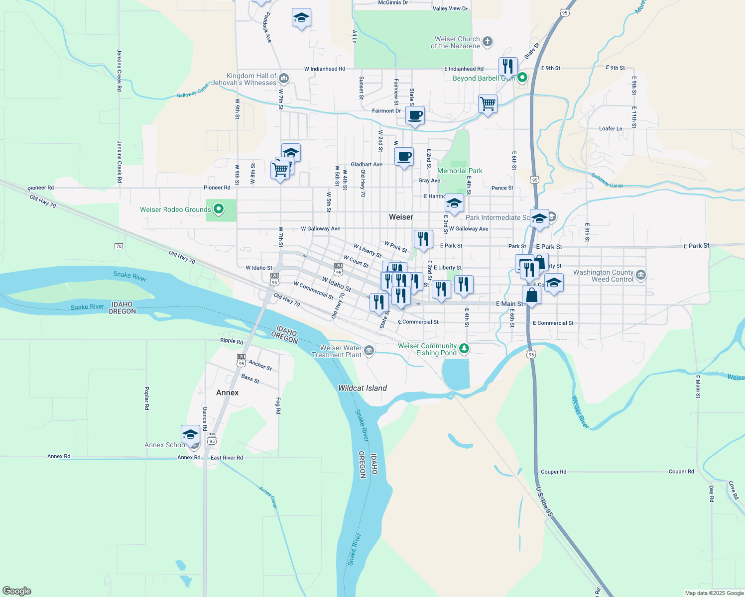 116 West Idaho Street, Weiser ID Walk Score