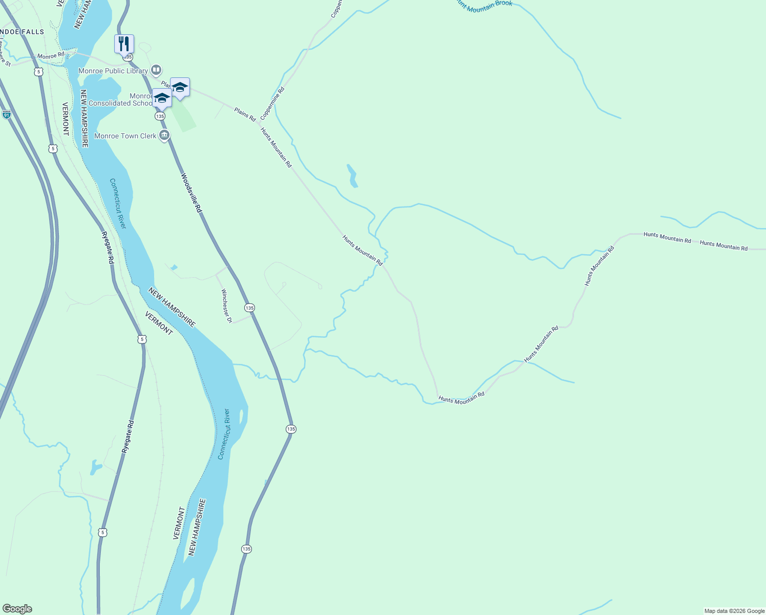 map of restaurants, bars, coffee shops, grocery stores, and more near in Monroe