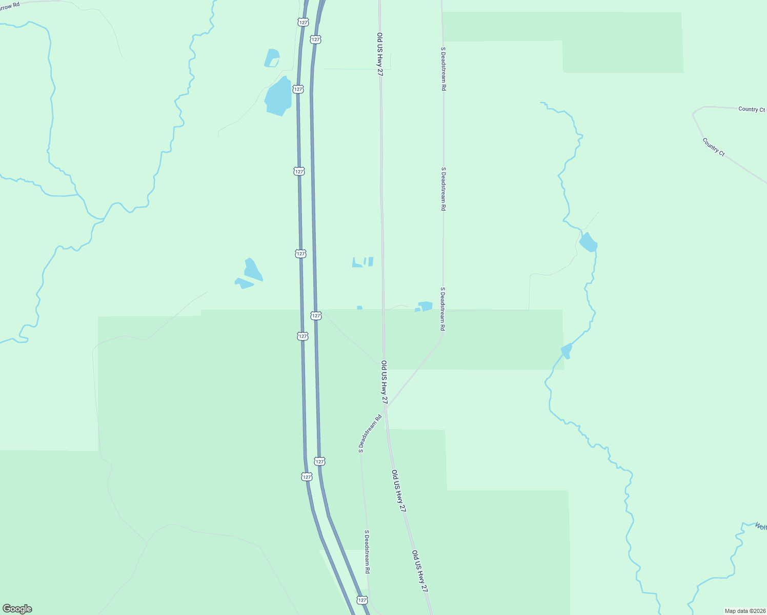 map of restaurants, bars, coffee shops, grocery stores, and more near 5998 Old US Highway 27 in Houghton Lake